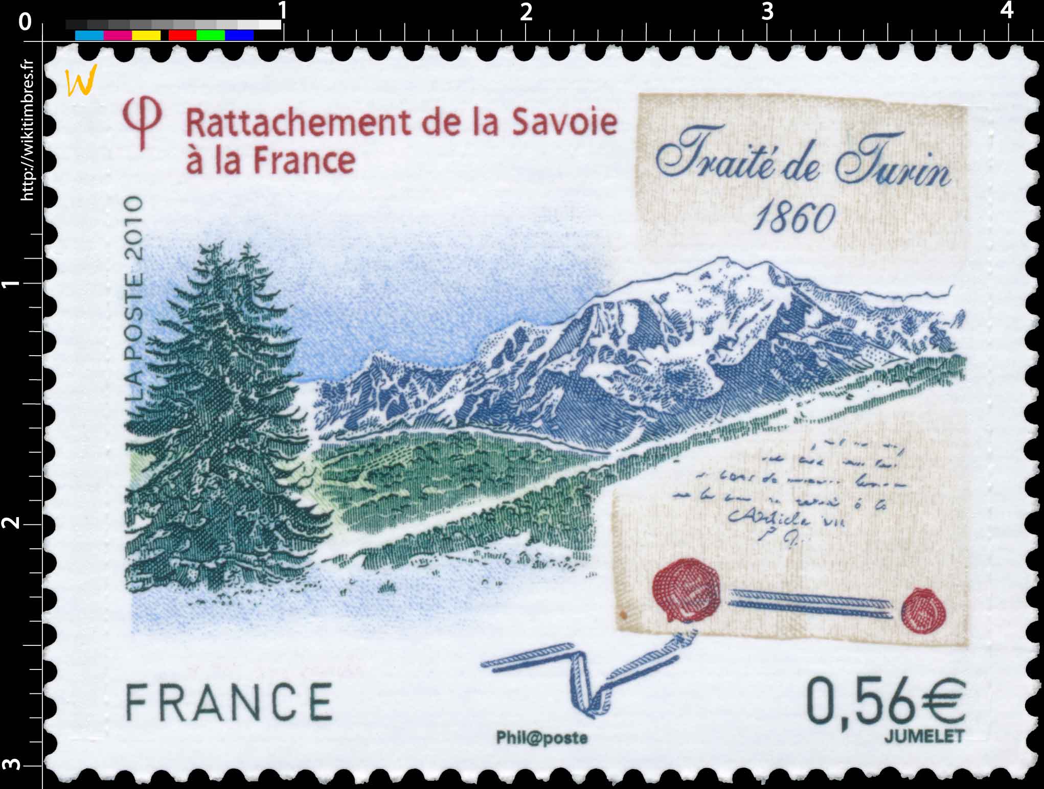 2010 Rattachement de la Savoie à la France Traité de Turin 1860