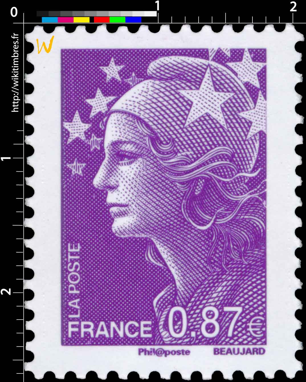 Sans légende particulière - type Marianne de Beaujard