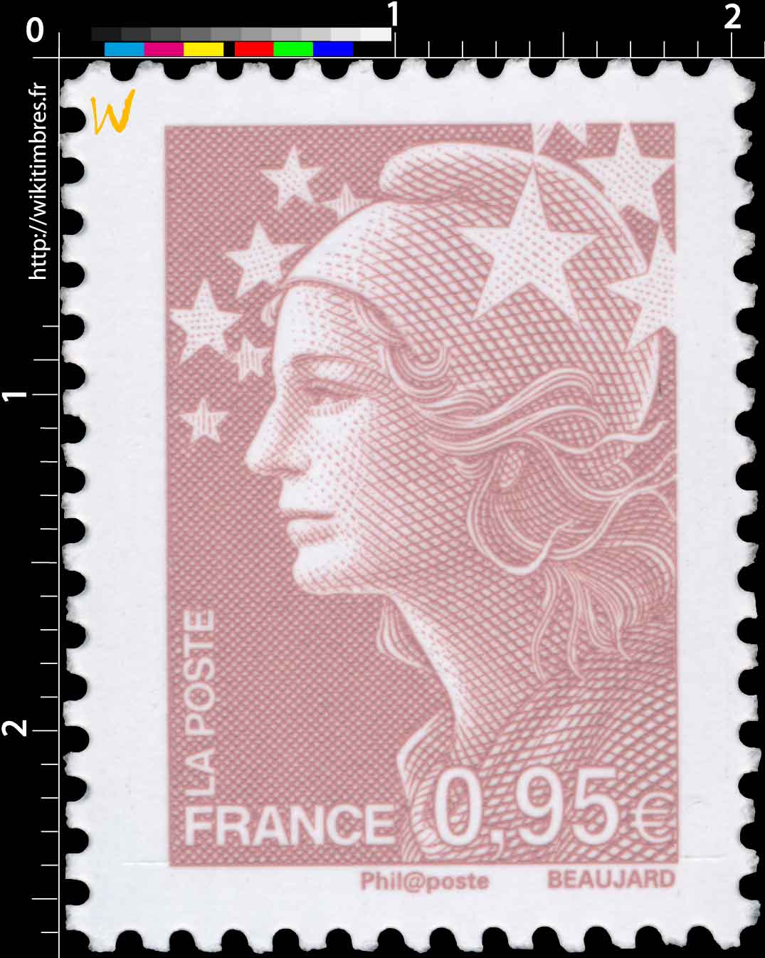 Sans légende particulière - type Marianne de Beaujard