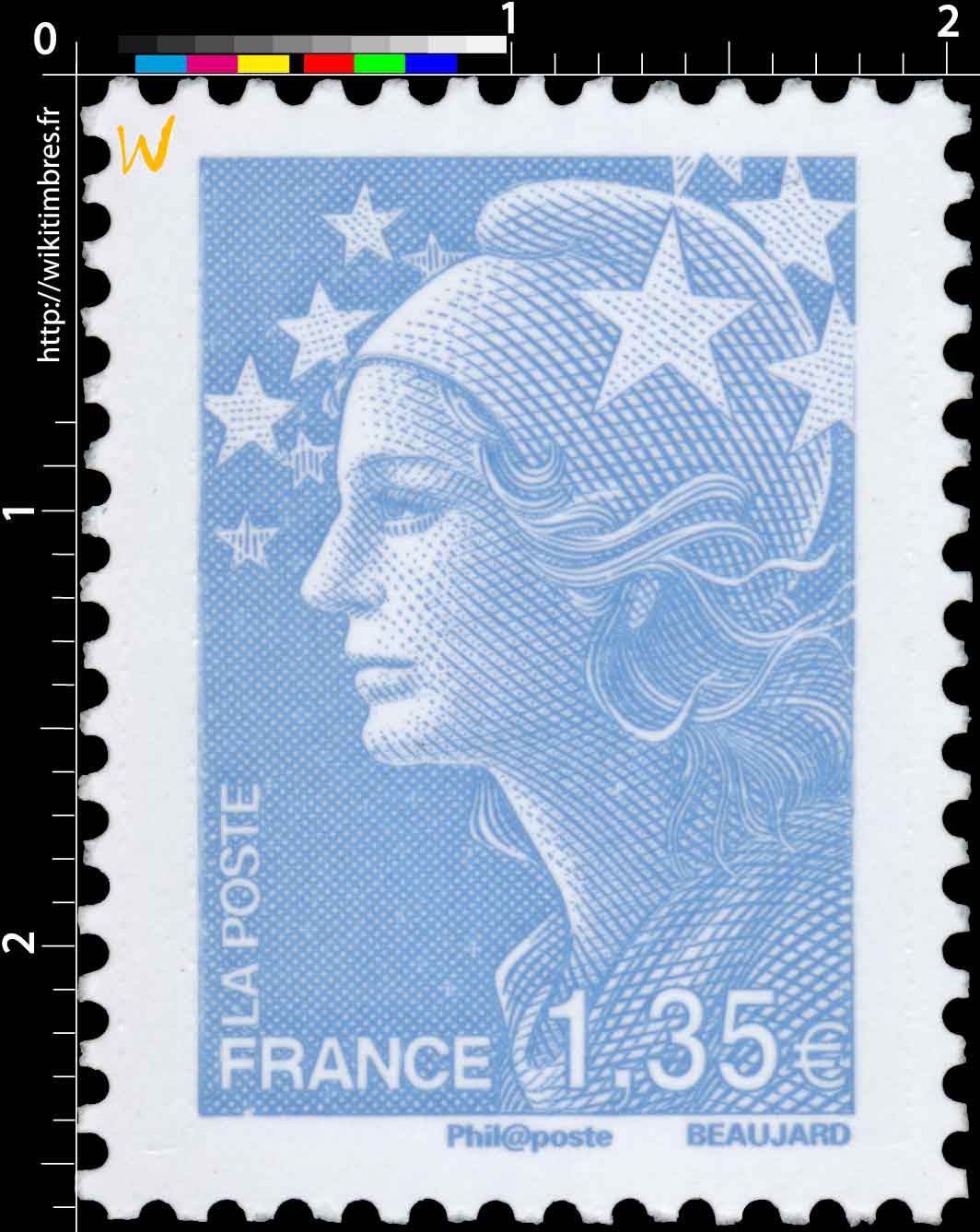 Sans légende particulière - type Marianne de Beaujard