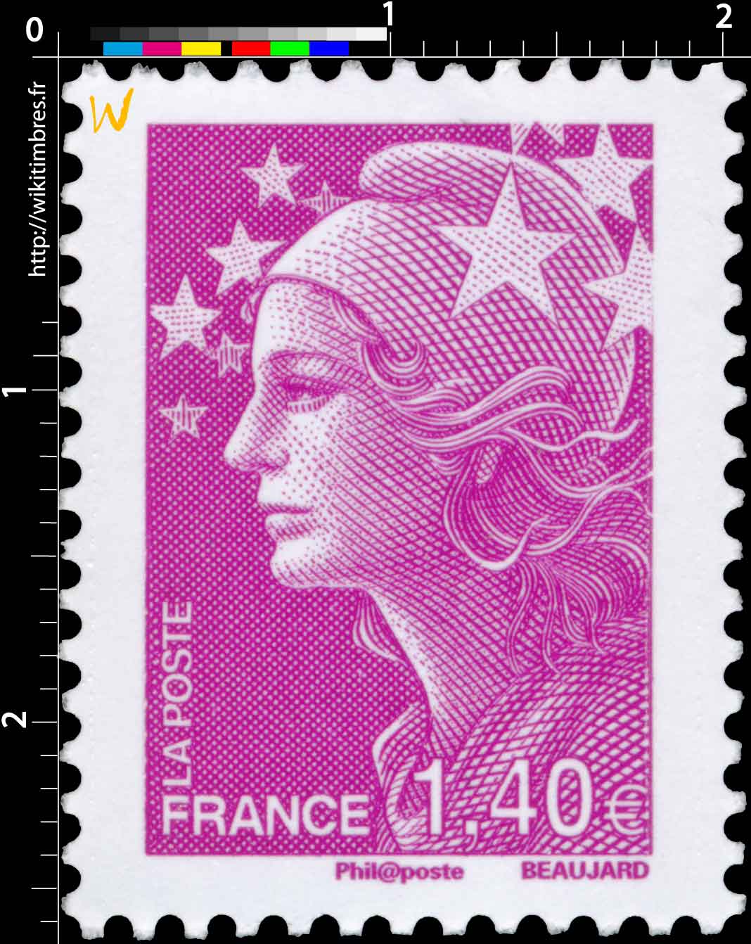 Sans légende particulière - type Marianne de Beaujard