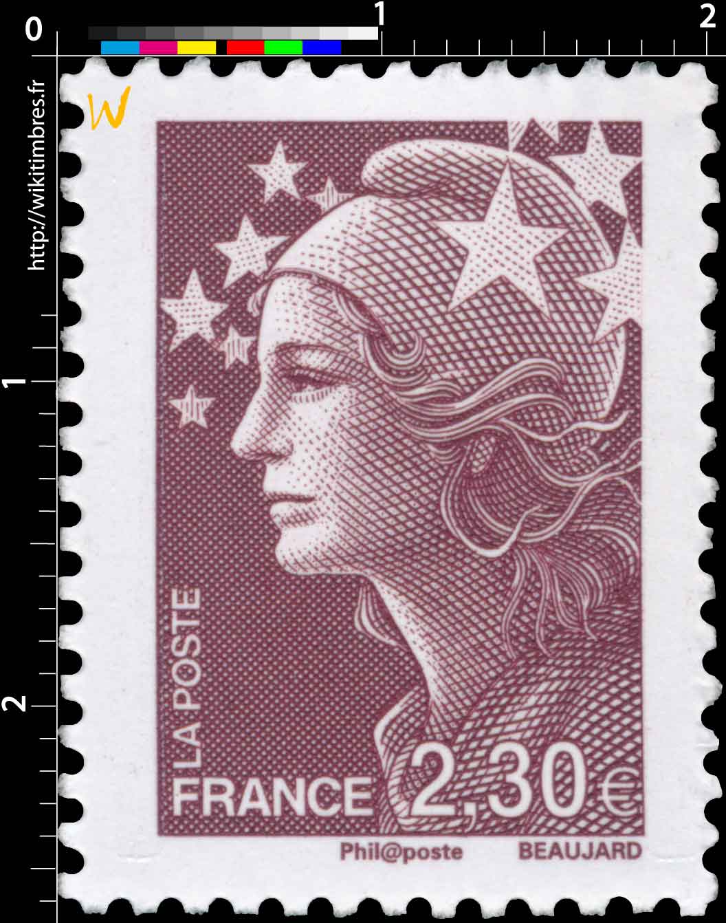 Sans légende particulière - type Marianne de Beaujard