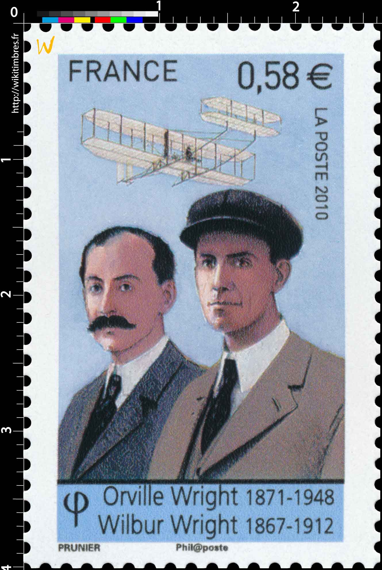 2010 Orville Wright 1871-1948 Wilbur Wright 1867-1912