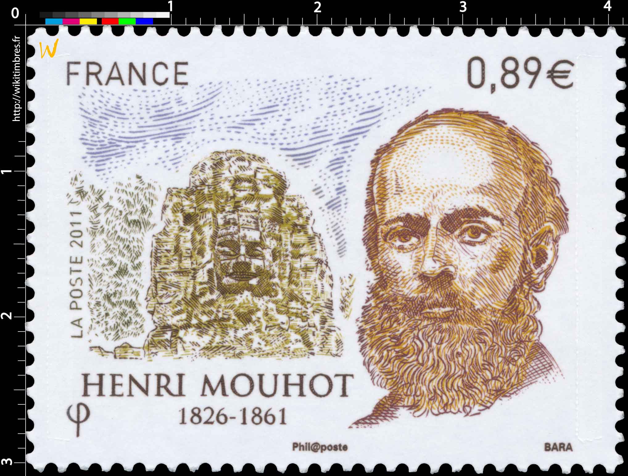 2011 HENRI MOUHOT 1826 - 1861
