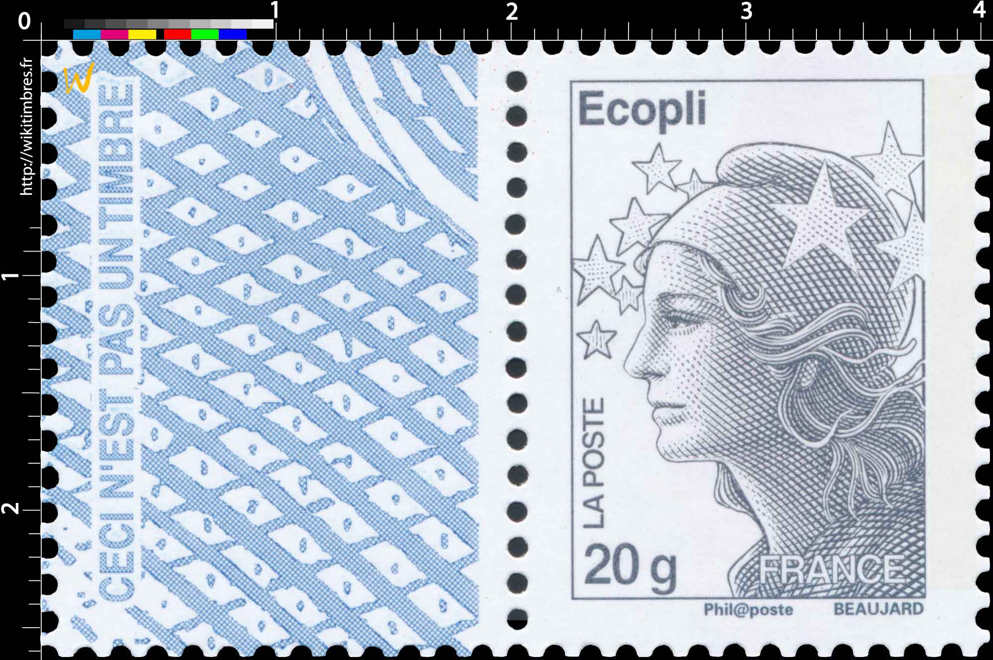 Écopli 20g - type Marianne de Beaujard
