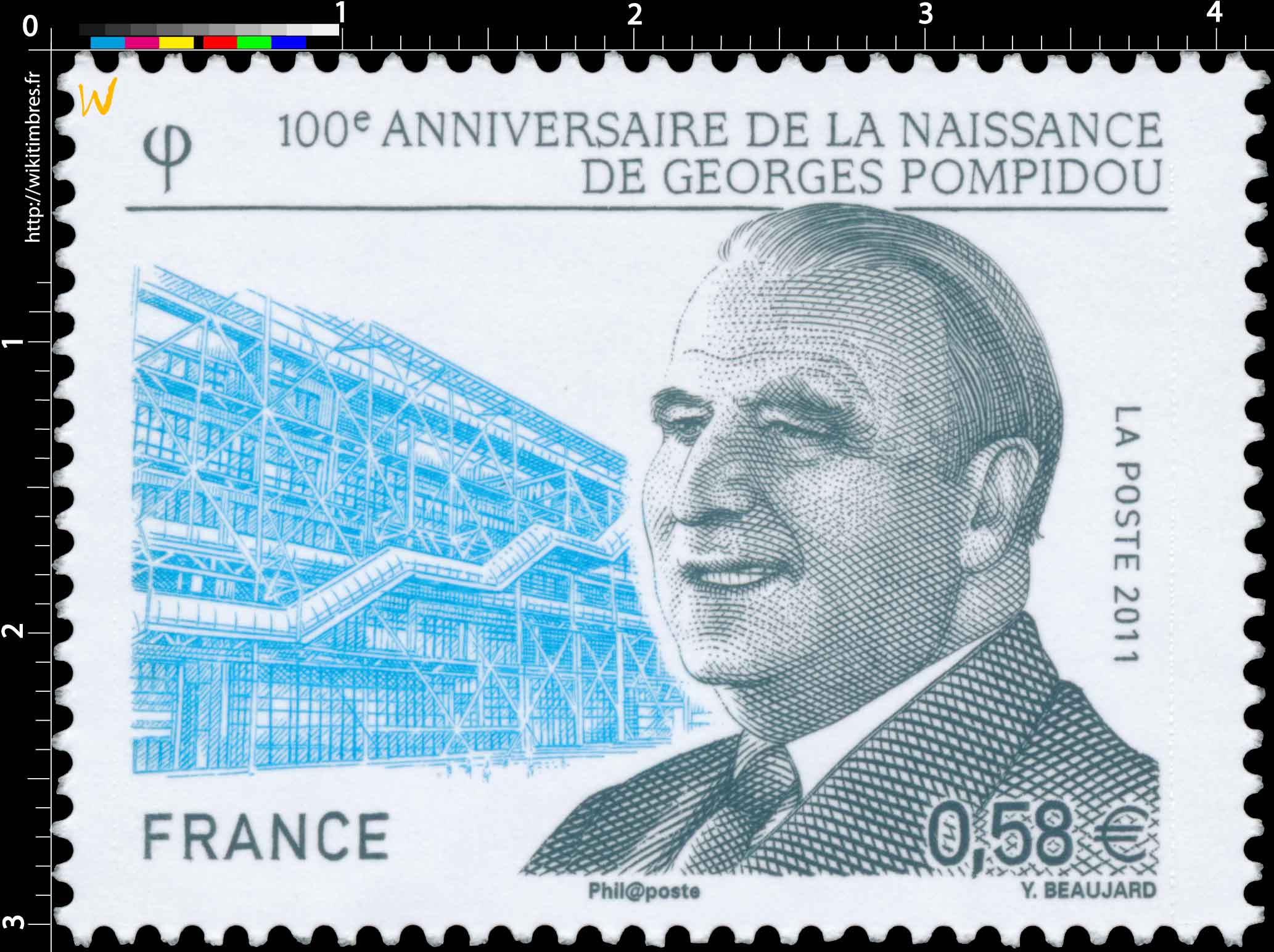 2011 100e anniversaire de la naissance de Georges Pompidou