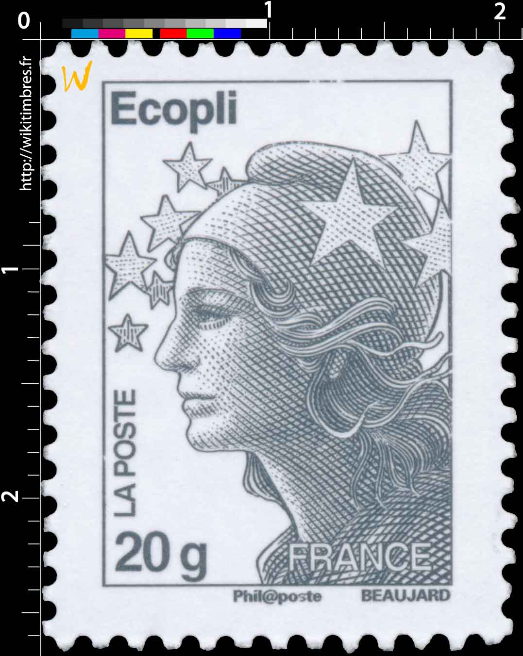 Écopli - type Marianne de Beaujard