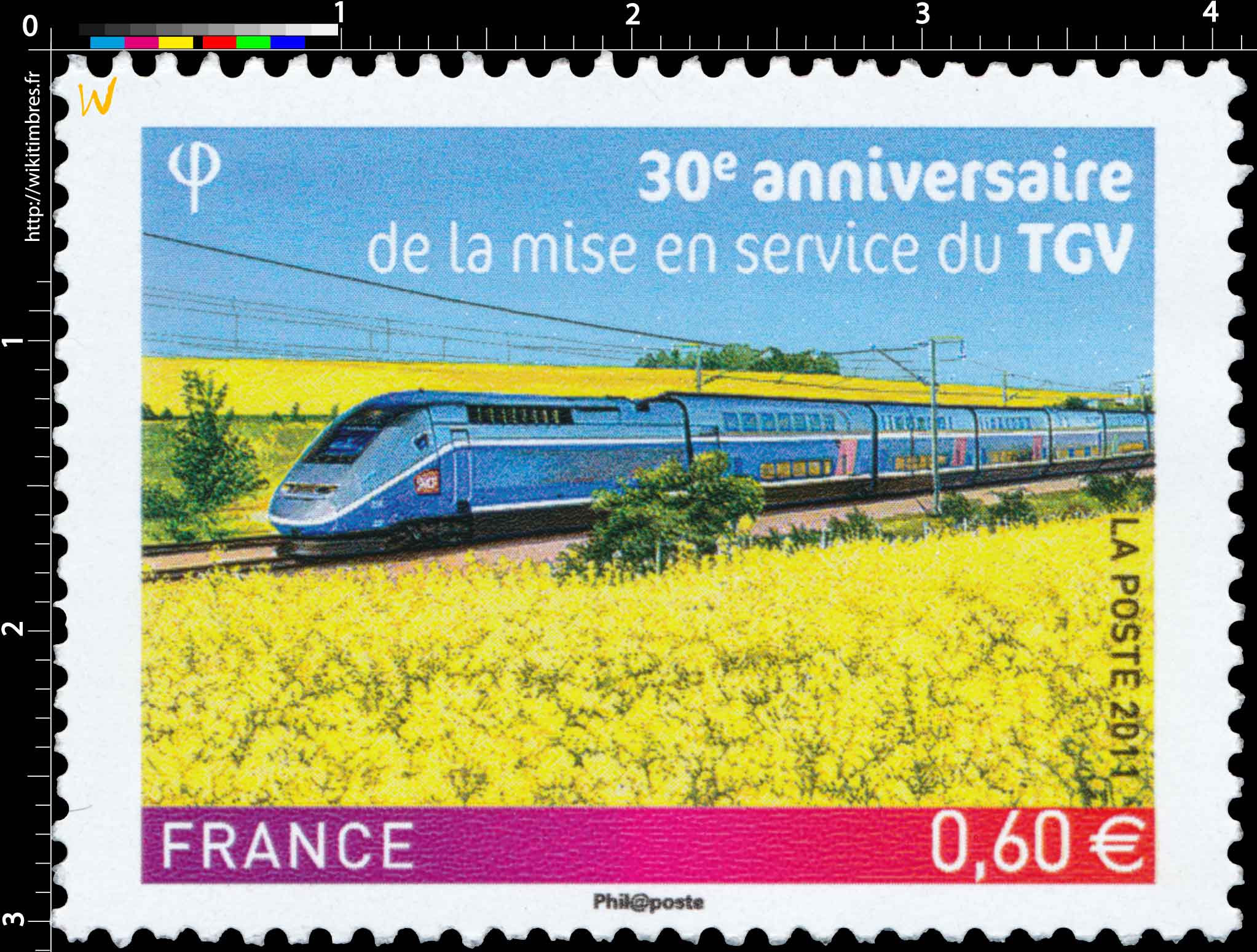 2011 30e anniversaire de la mise en service du TGV
