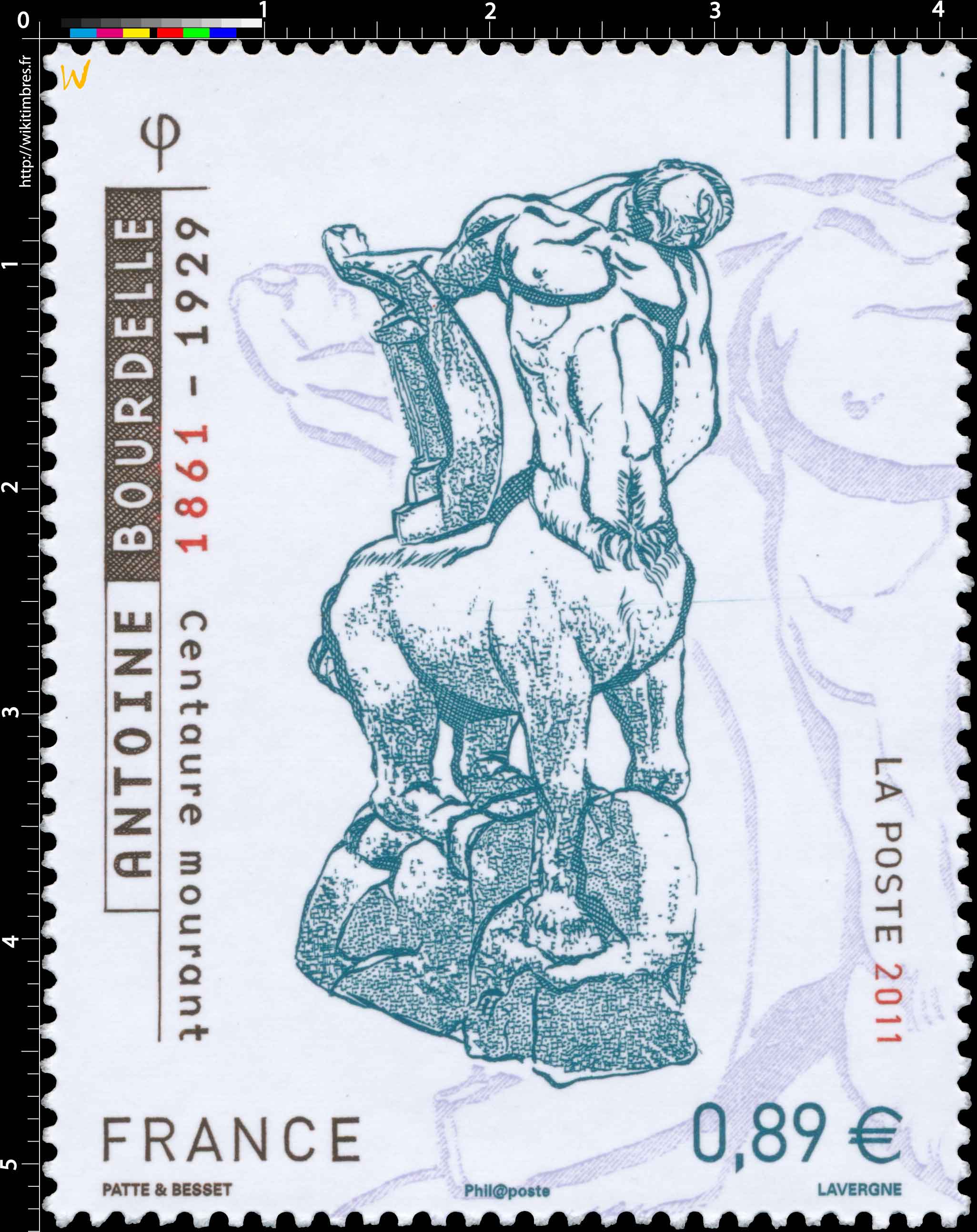 2011 Antoine BOURDELLE 1861-1929 centaure mourant