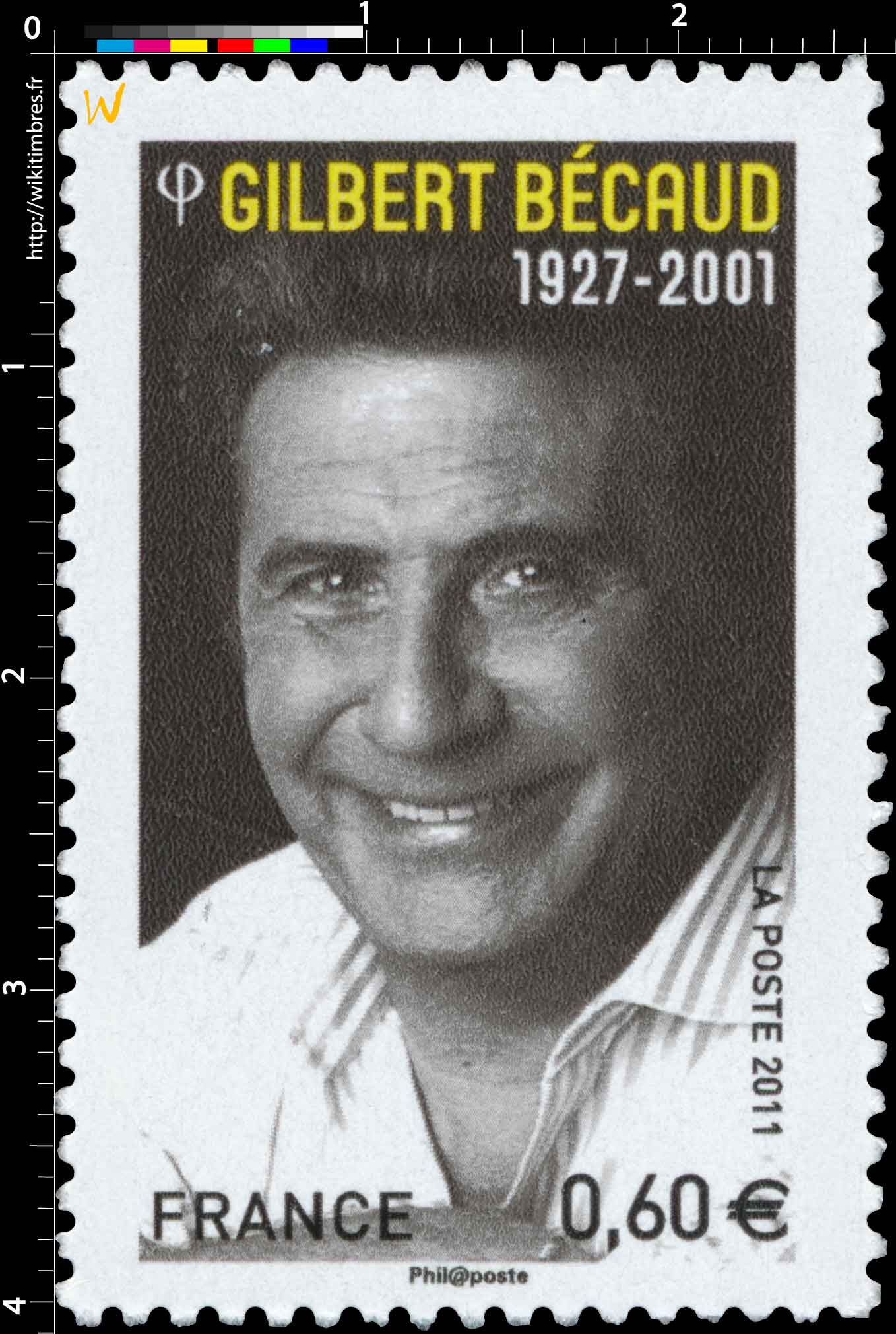 2011 GILBERT BÉCAUD 1927 - 2001