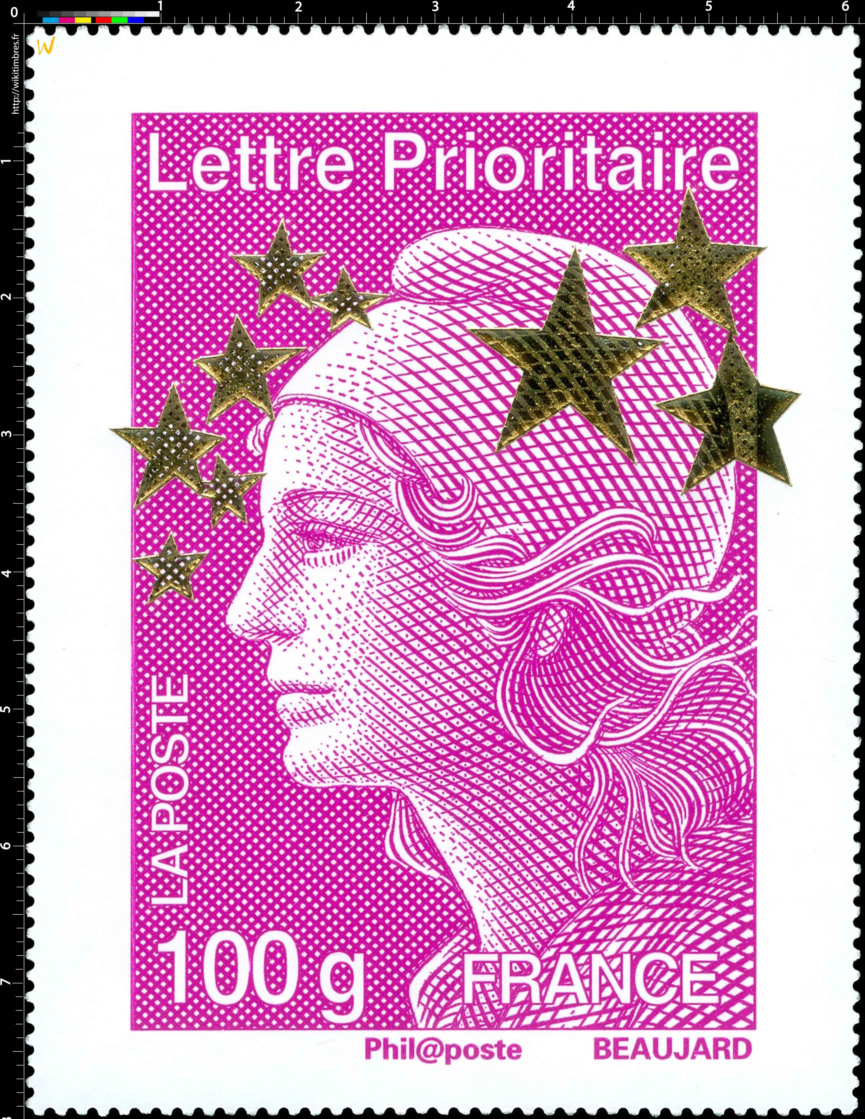 Sans légende particulière - type Marianne de Beaujard