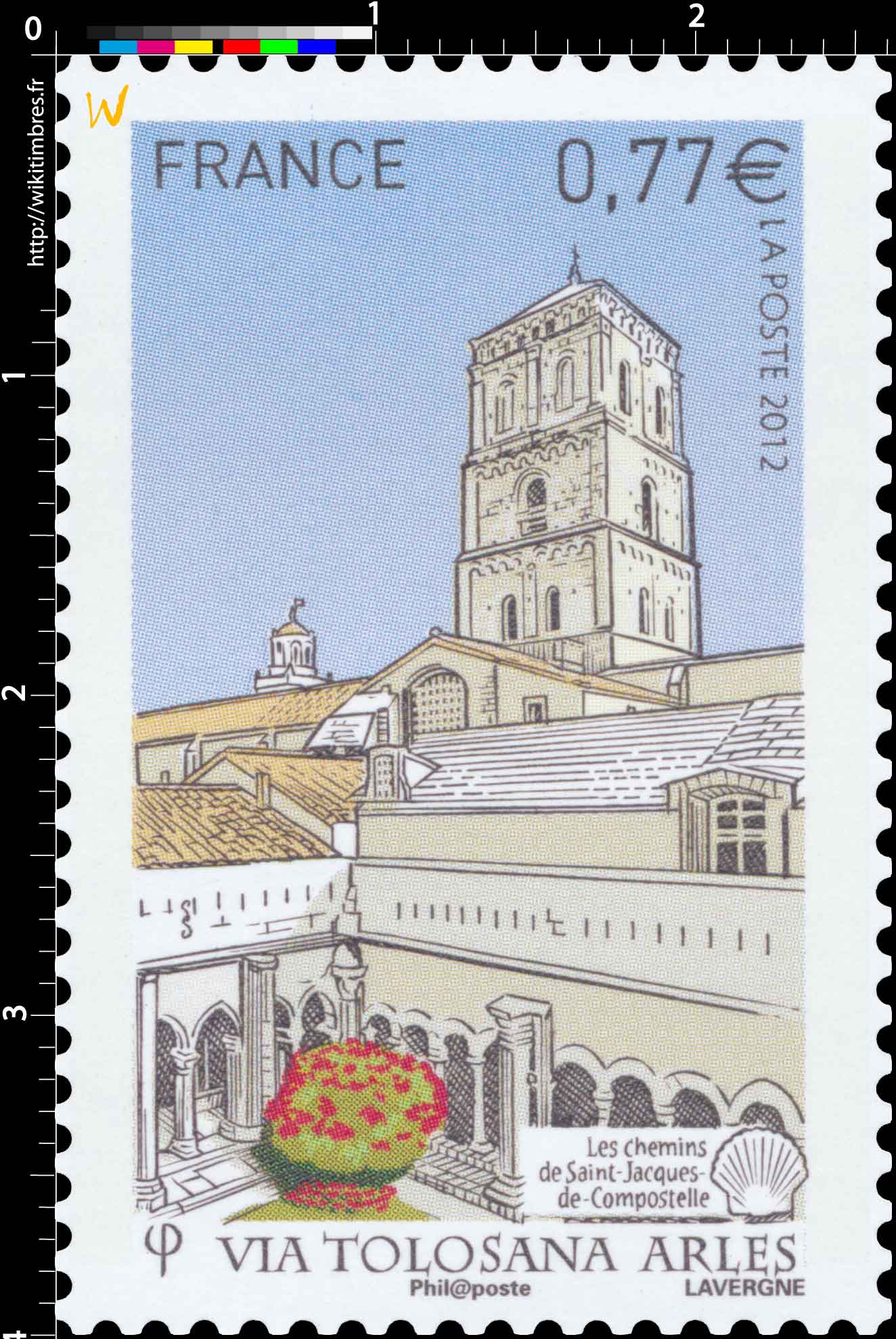 2012 Via Tolosana Arles Les chemins de Saint-Jacques-de-Compostelle