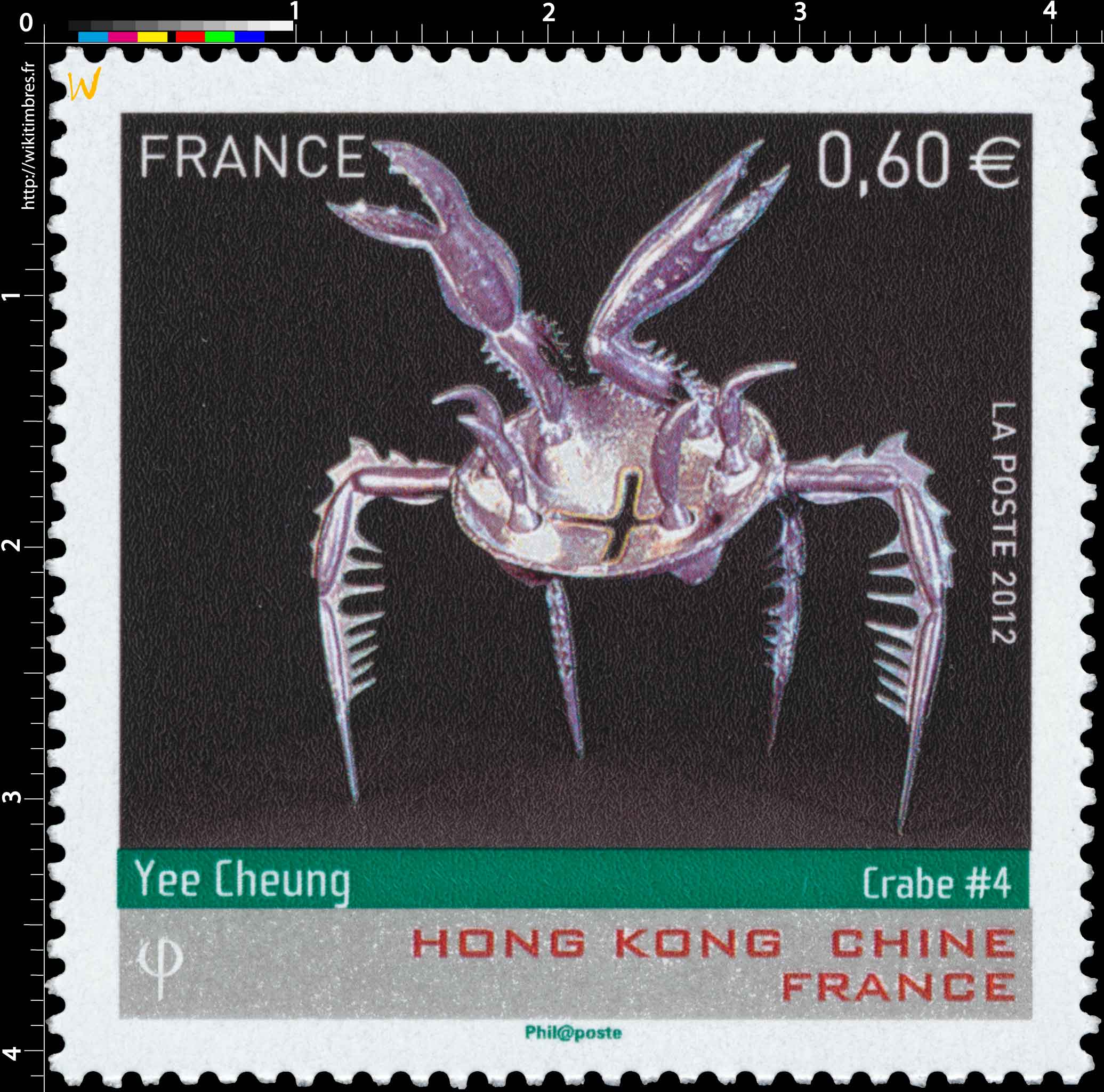2012 Yee Cheung crabe Hong Kong Chine France