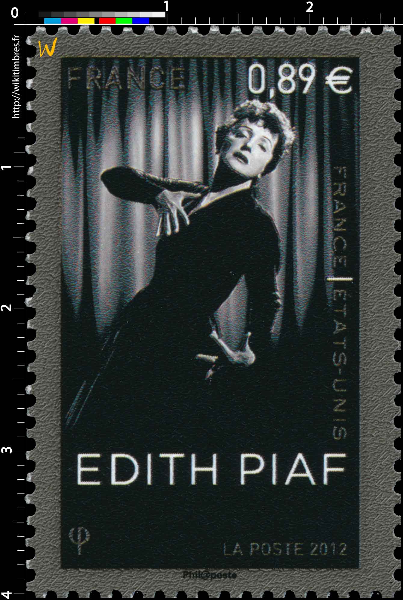 2012 France - États-Unis - ÉDITH PIAF