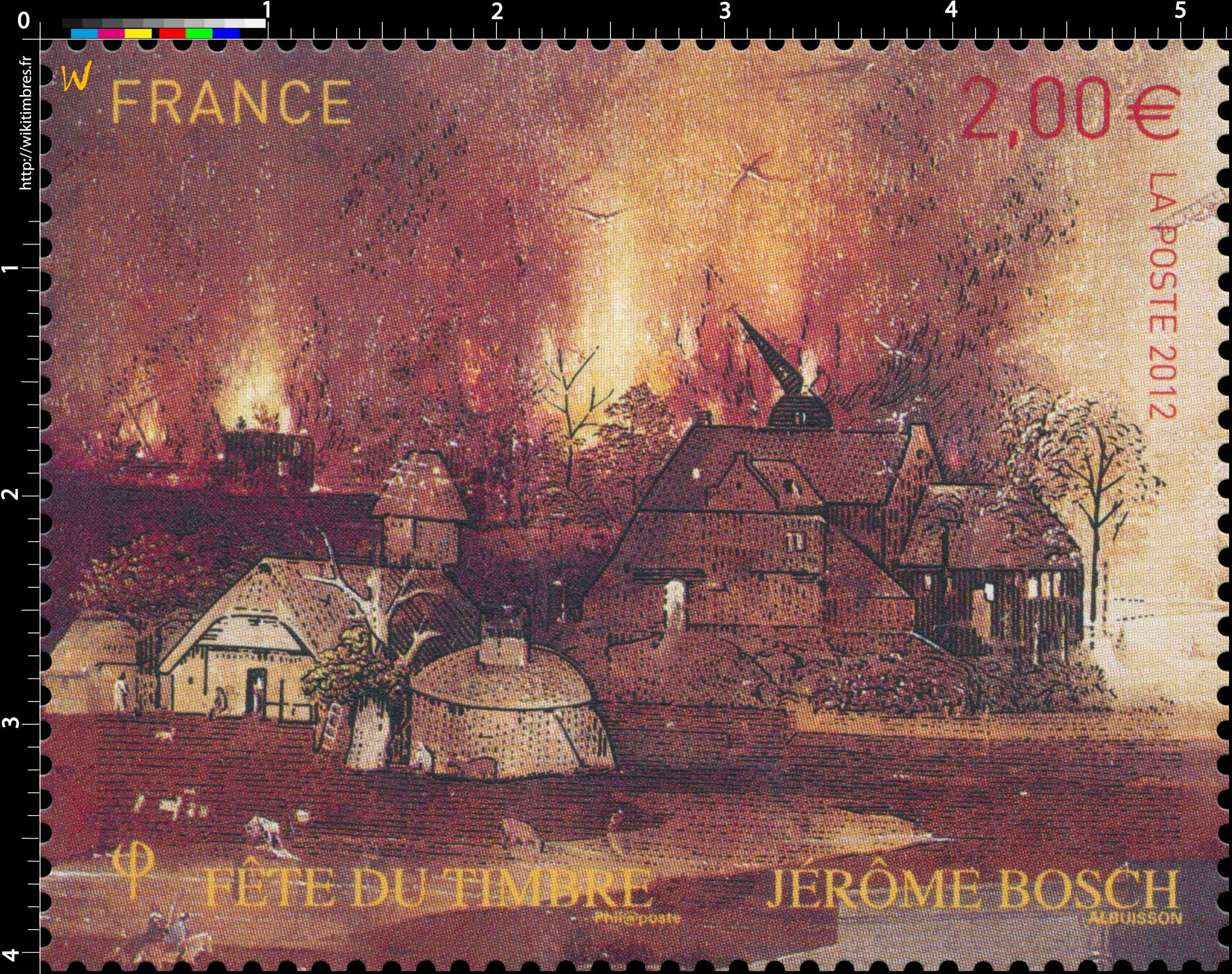 2012 fête du timbre Jérôme Bosch