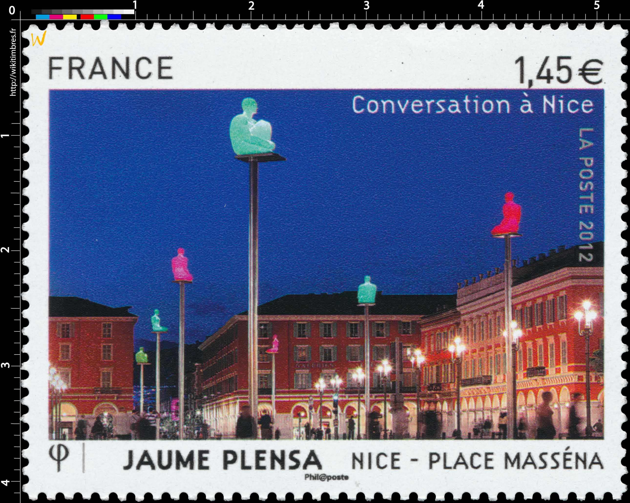 2012 Conversation à Nice JAUME PLENSA NICE PLACE MASSENA