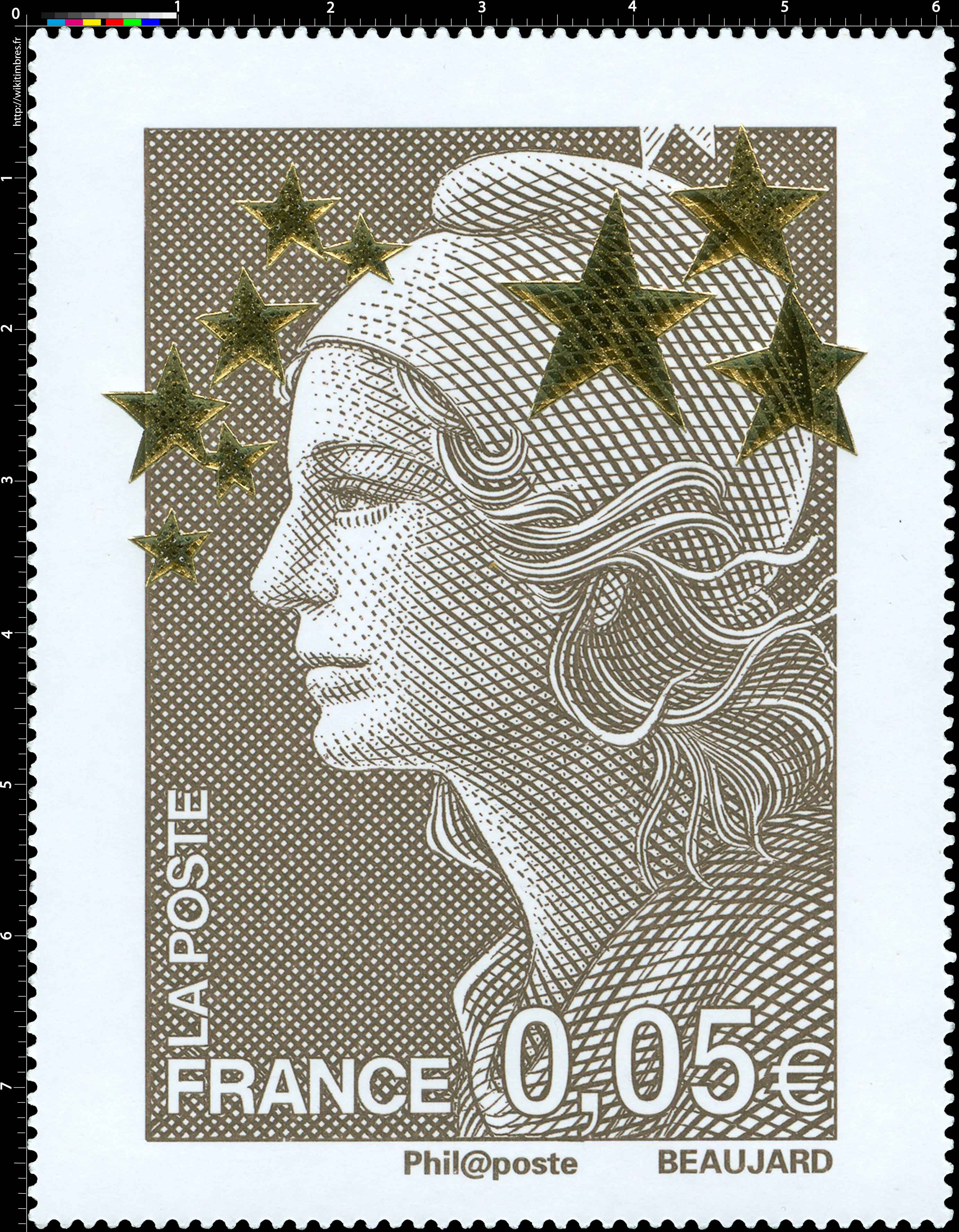 Sans légende particulière - type Marianne de Beaujard