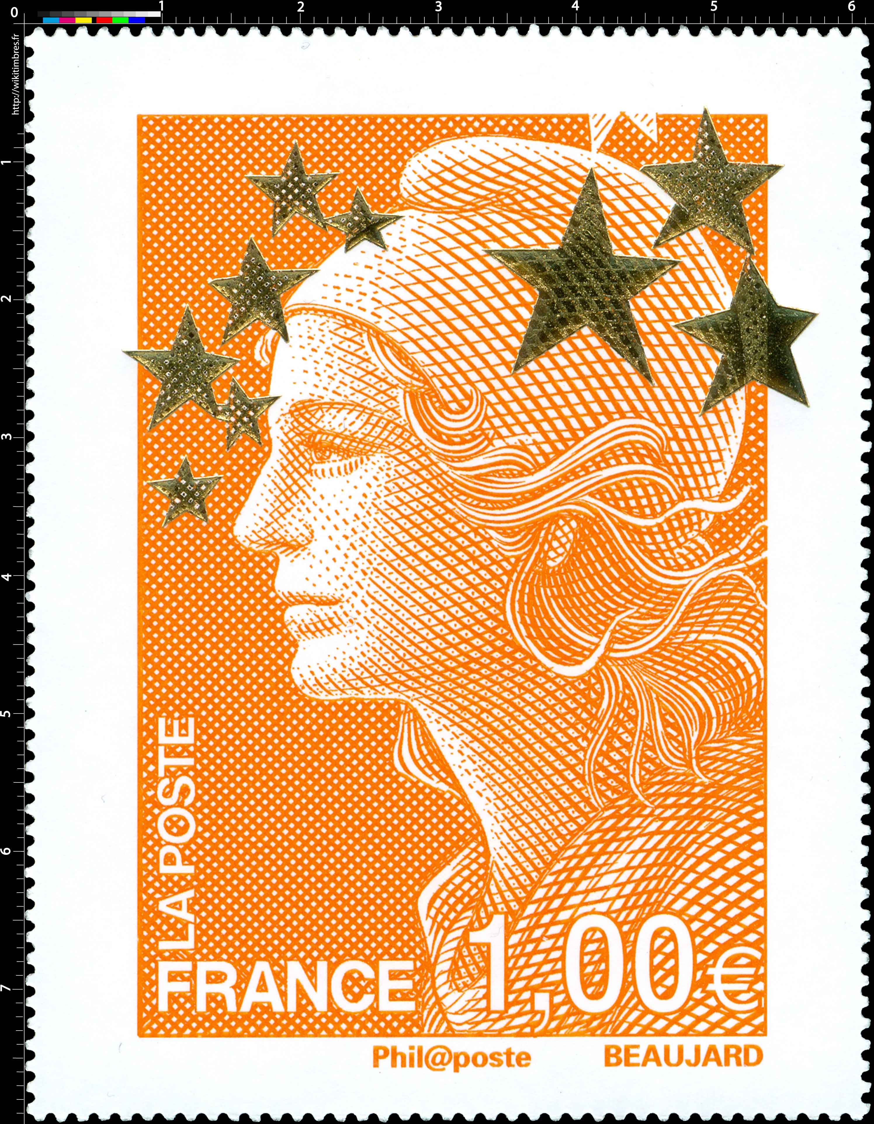 Sans légende particulière - type Marianne de Beaujard