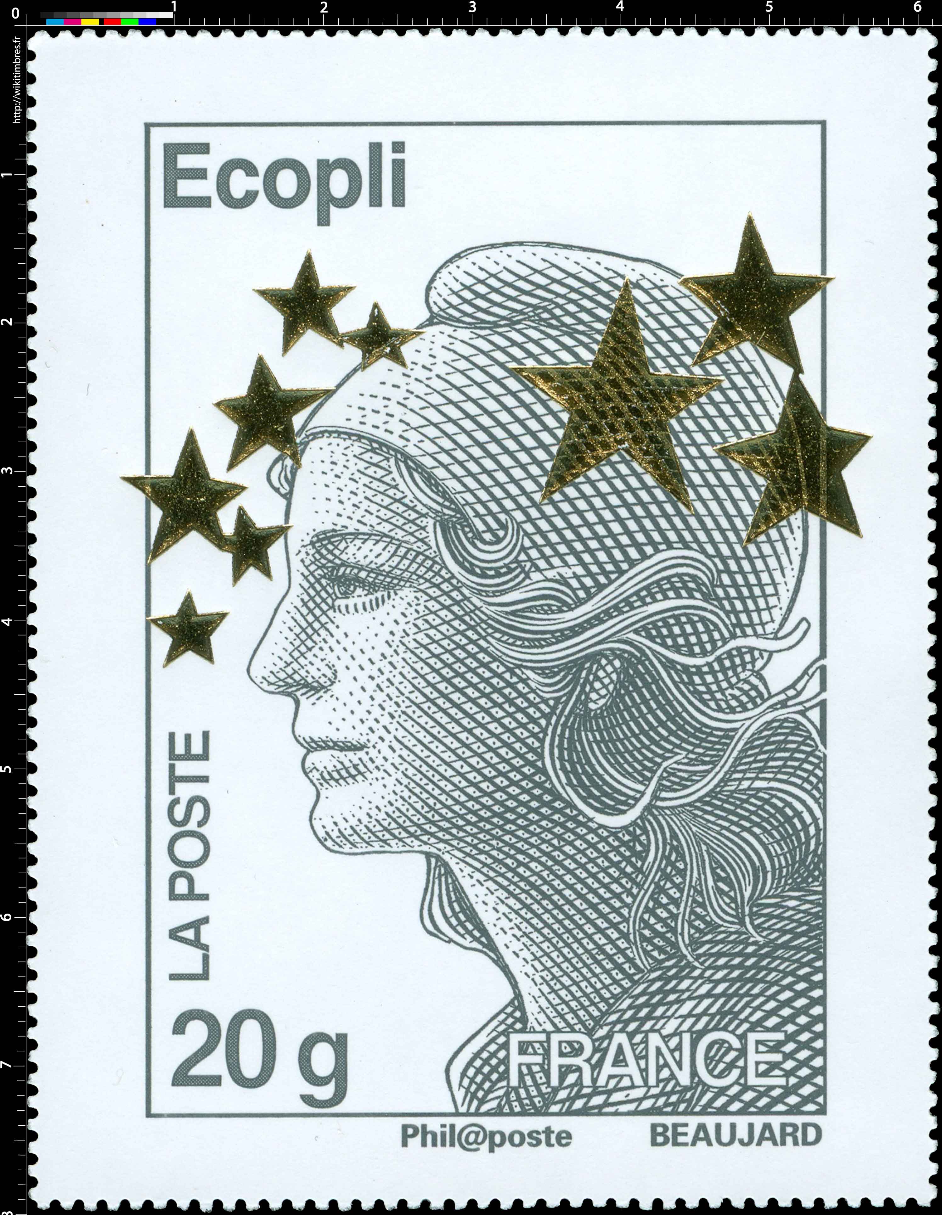 Sans légende particulière - type Marianne de Beaujard