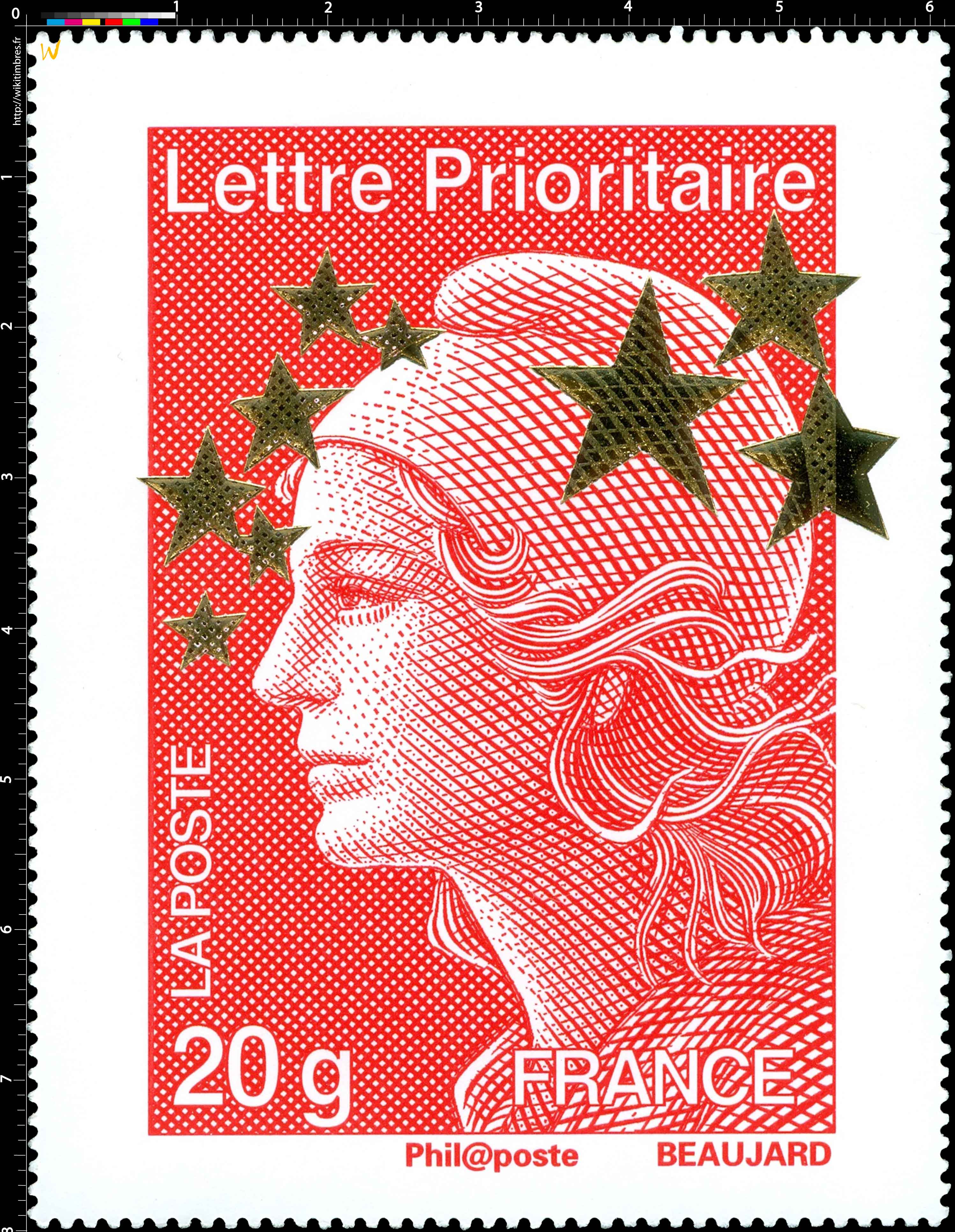 Sans légende particulière - type Marianne de Beaujard