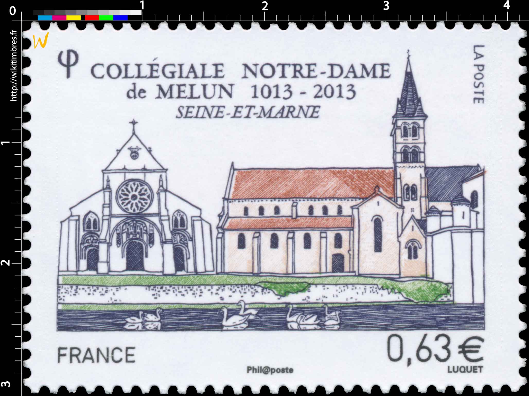 Collégiale Notre-Dame de Melun 1013-2013 Seine-et-Marne