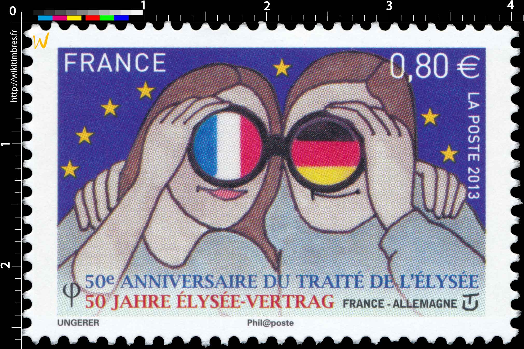 2013 50e Anniversaire du traité de l’Élysée 50 Jahre Elysée-vertrag