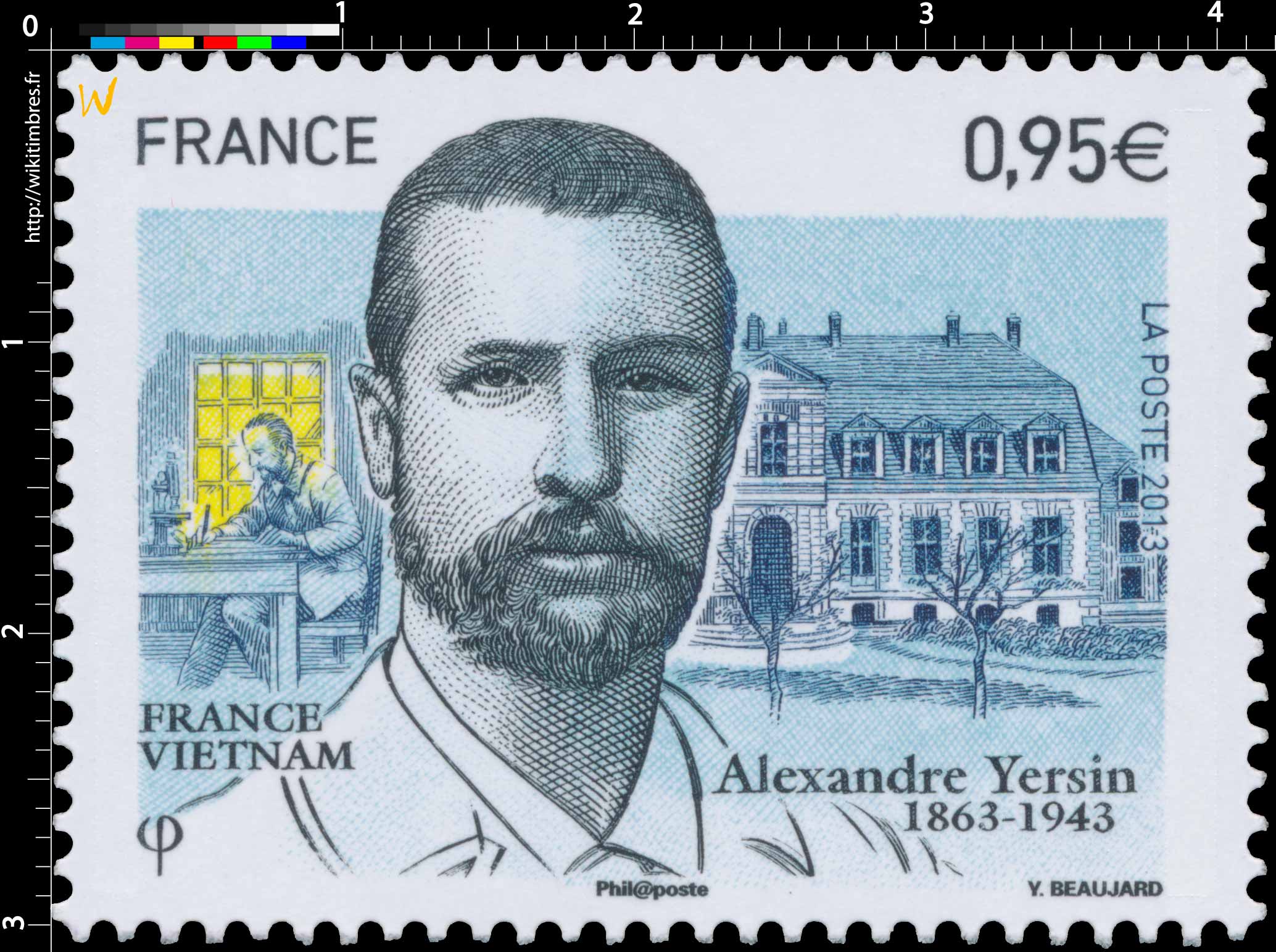2013 France-Vietnam Alexandre Yersin 1863-1943