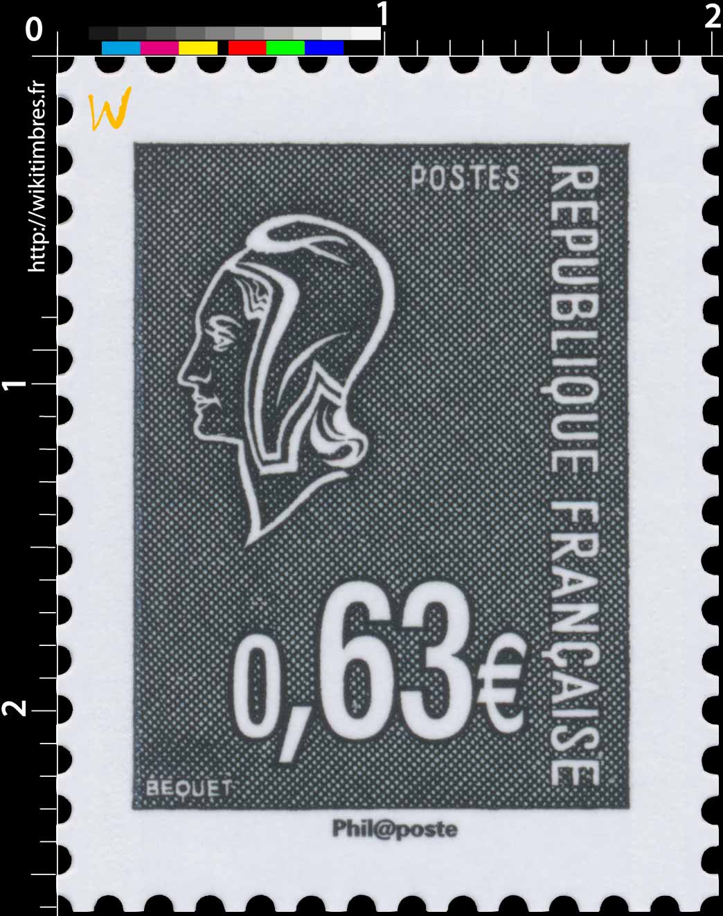 Sans légende particulière -  type Marianne de Béquet 