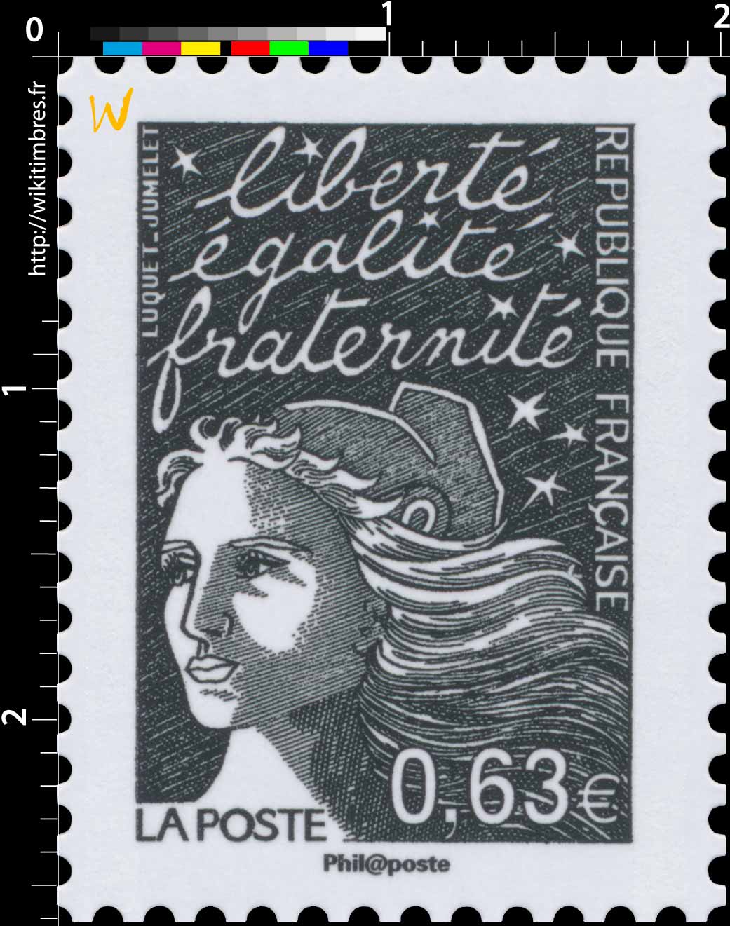 Sans légende particulière - type Marianne de Luquet 