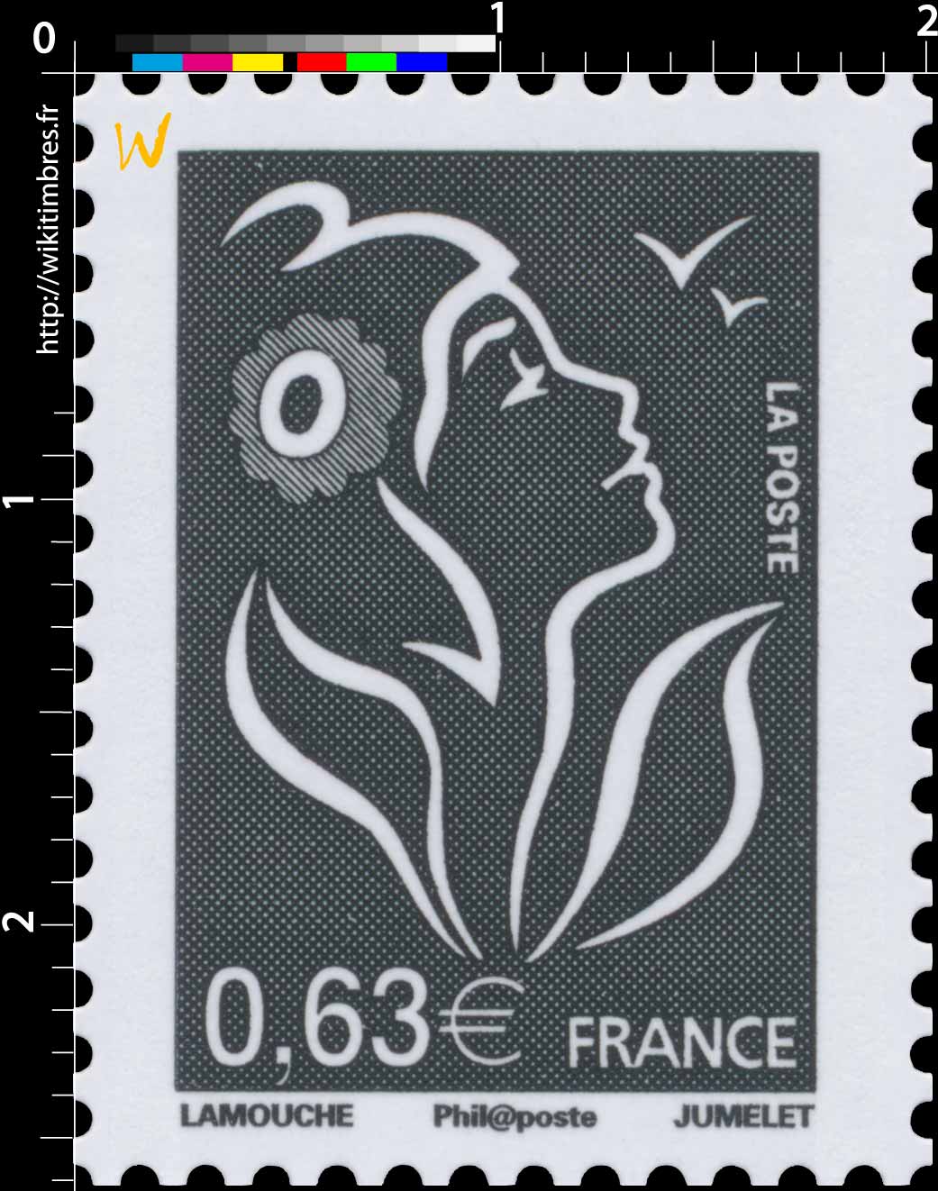 Sans légende particulière - type Marianne de Lamouche