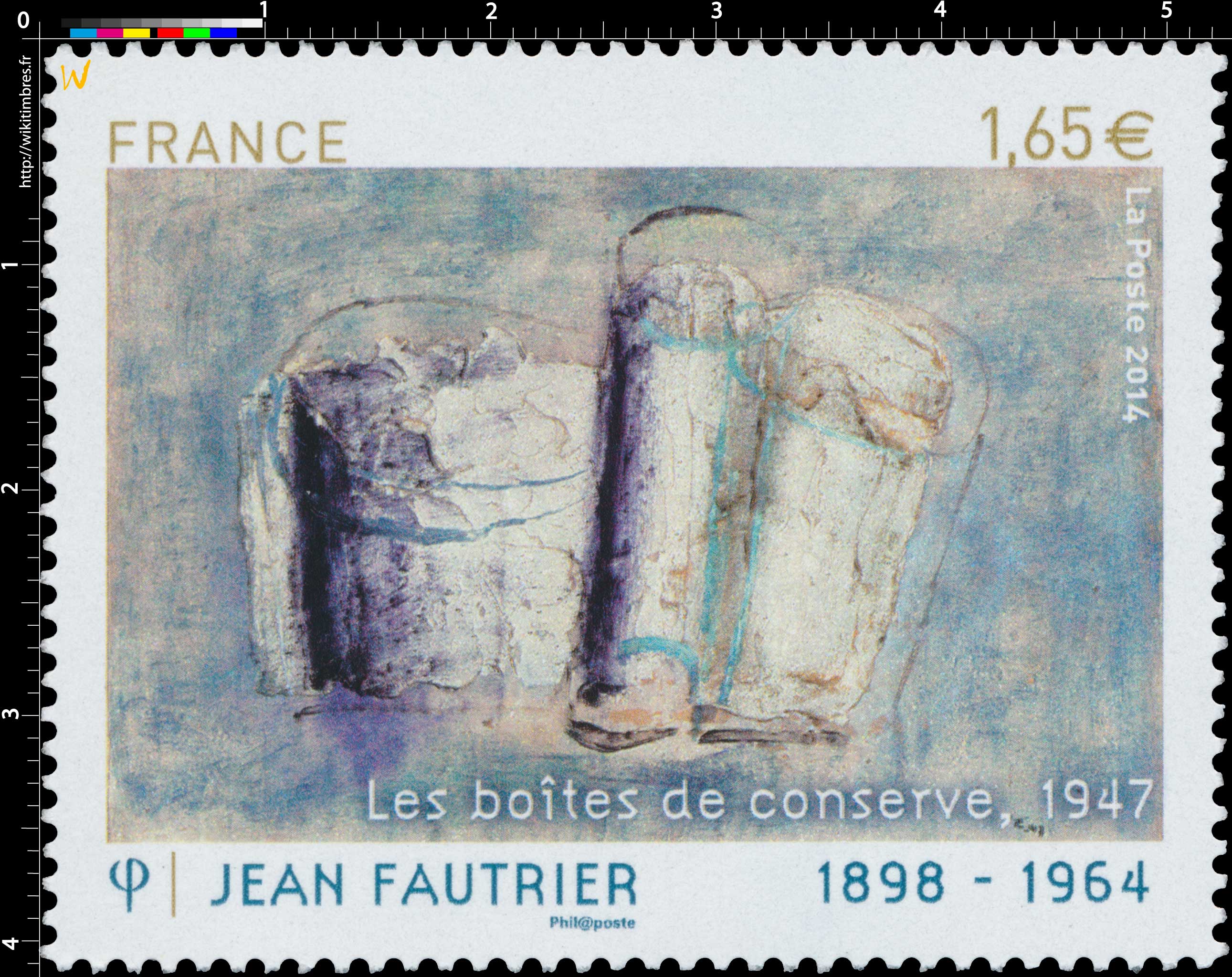 Jean Fautrier 1898-1964 Les boîtes de conserve 1947