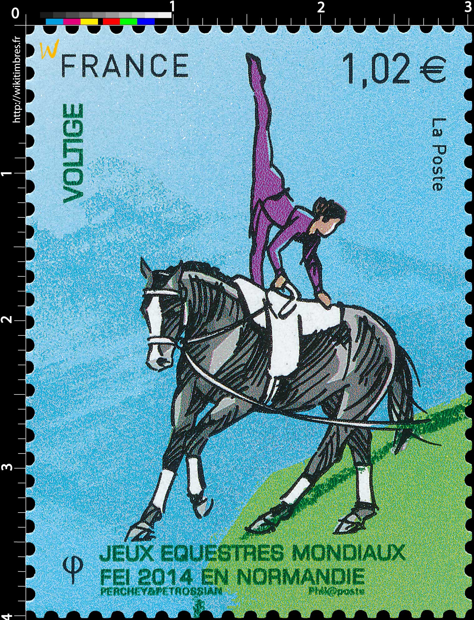 2014 Jeux Équestres Mondiaux FEI en Normandie VOLTIGE