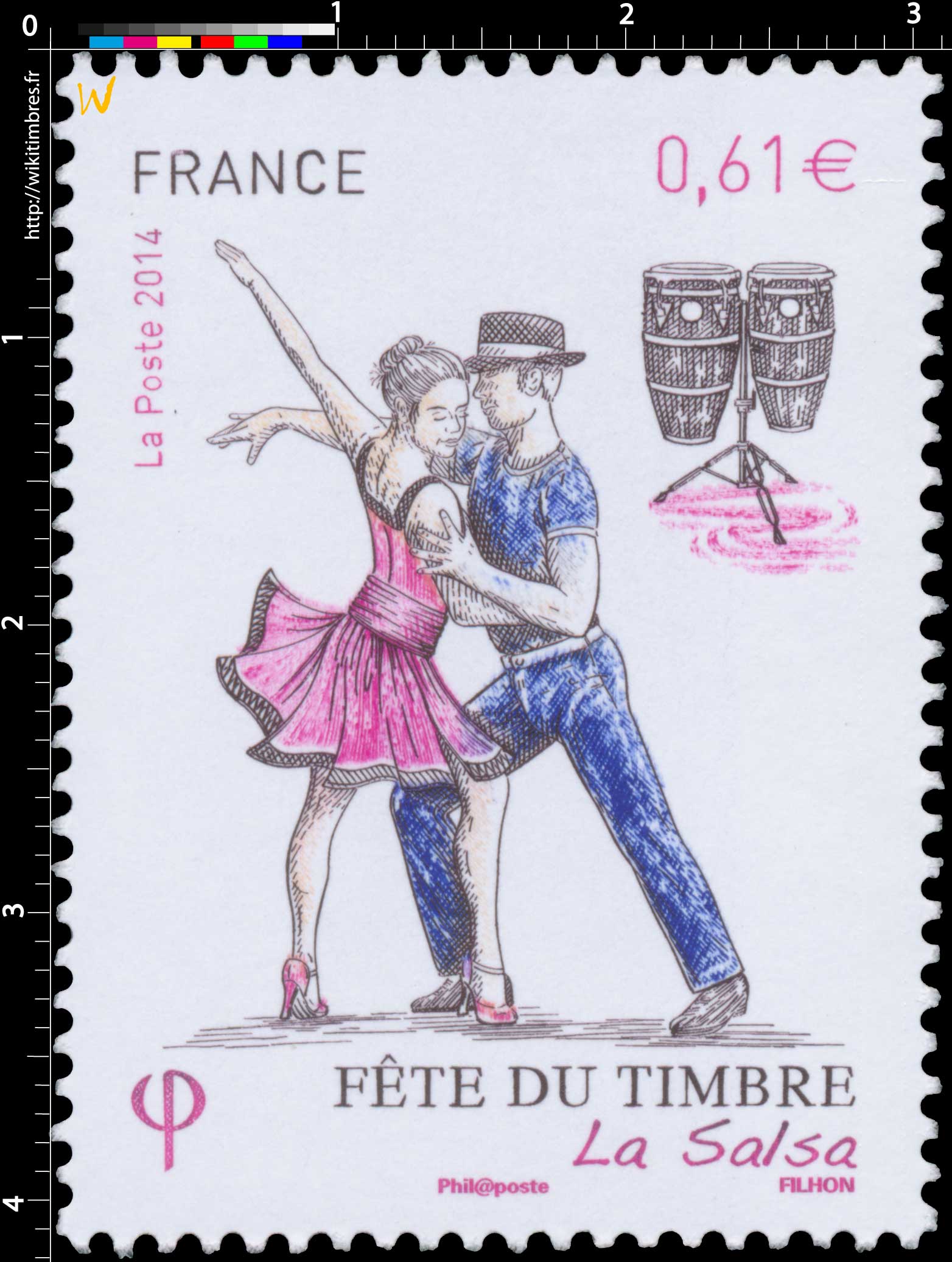 2014 Fête du timbre La salsa