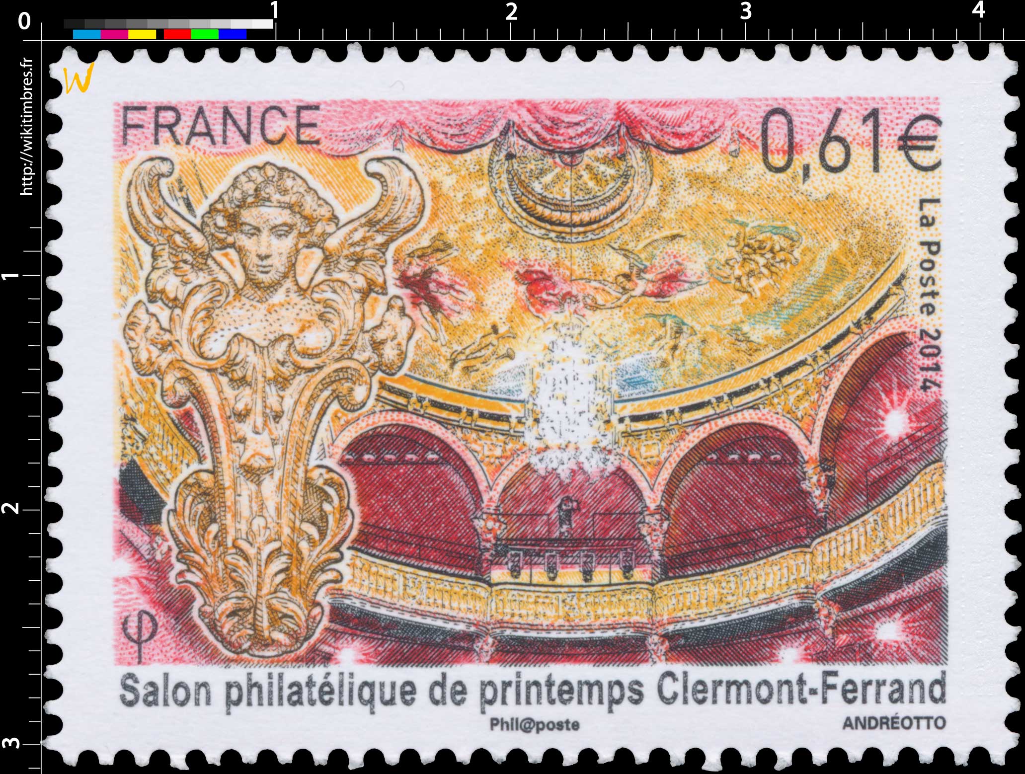 2014 Salon philatélique de printemps Clermont-Ferrand