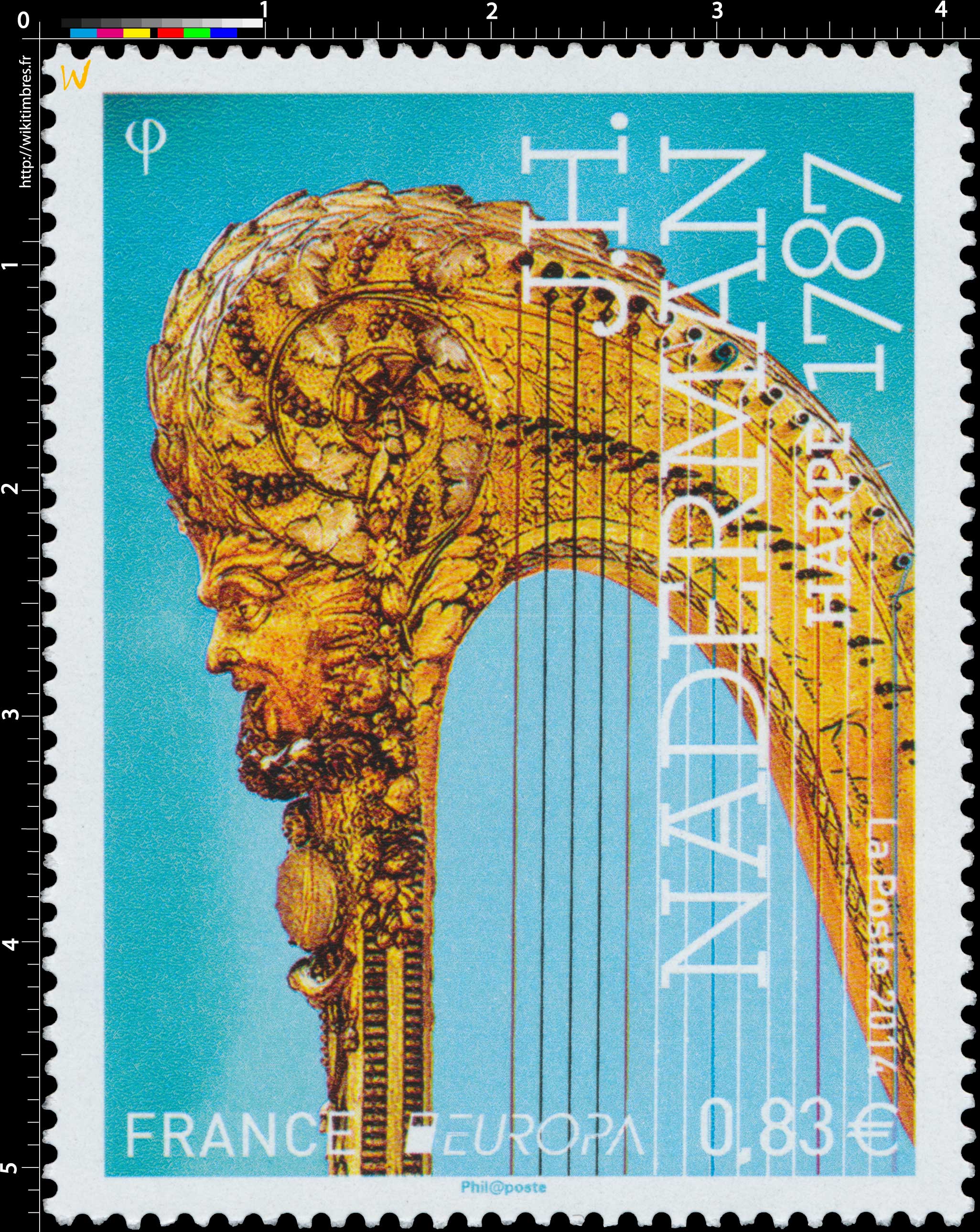 2014 Europa J.H. Naderman - Harpe 1787