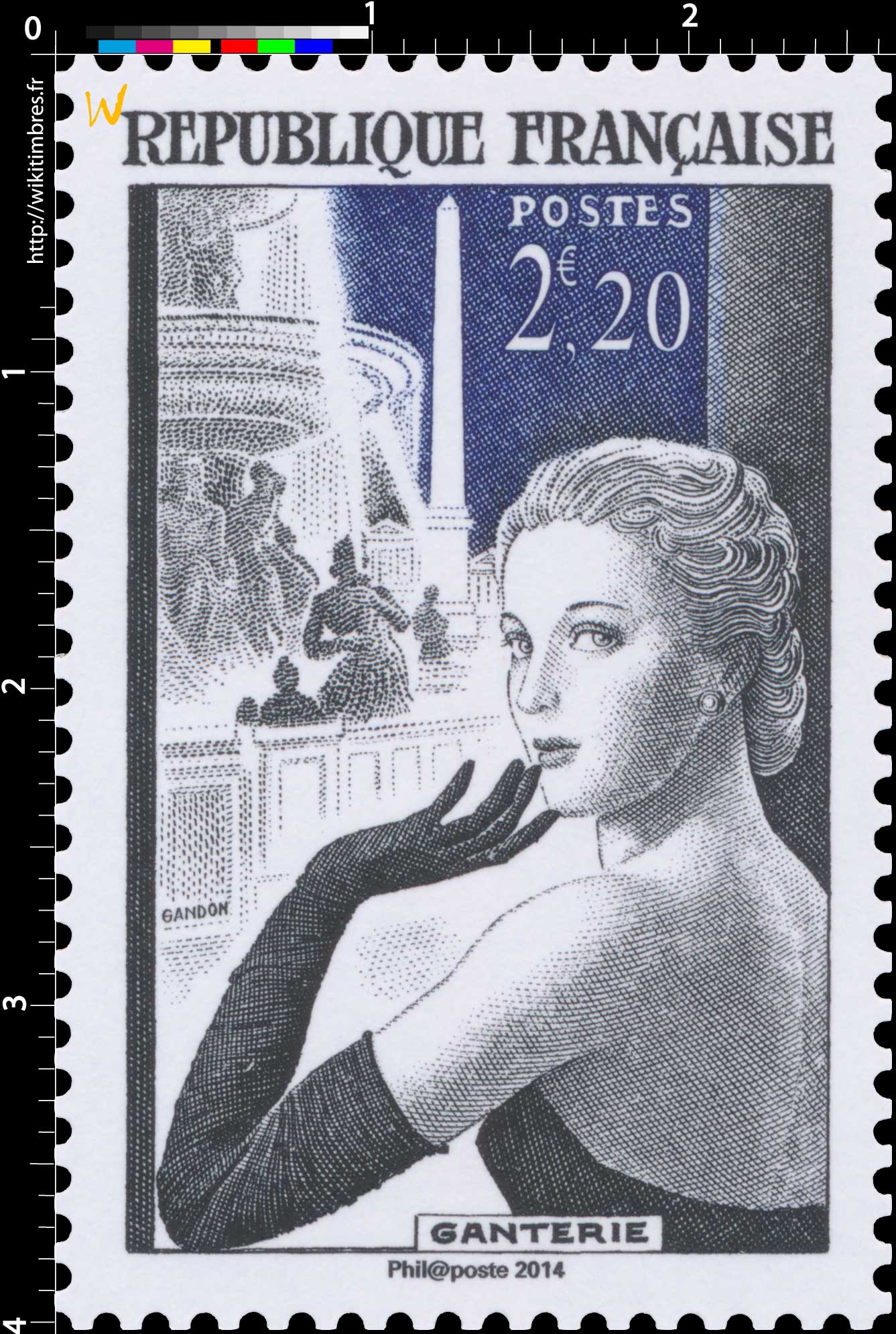 2014 Trésors de la Philatélie GANTERIE