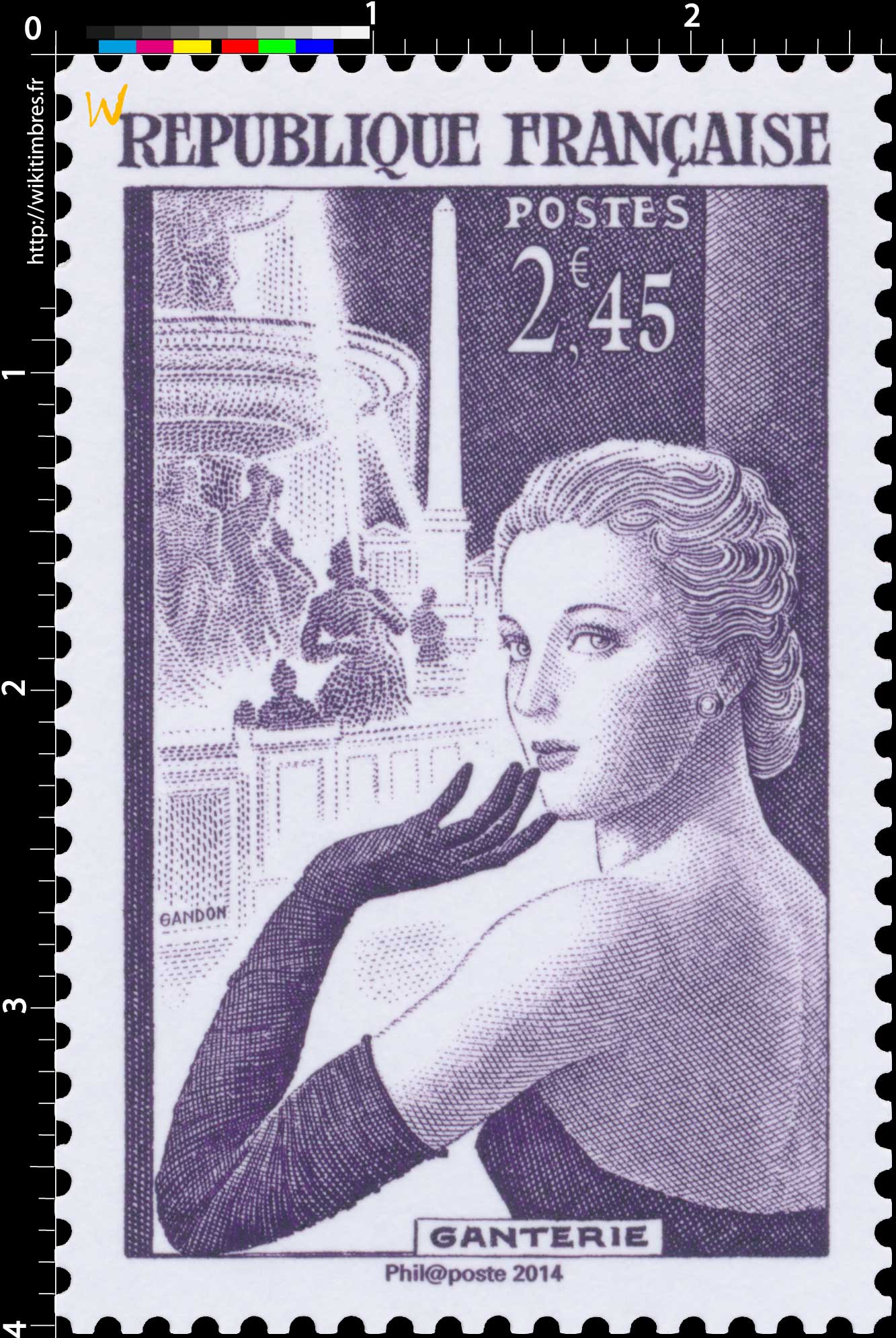 2014 Trésors de la Philatélie GANTERIE