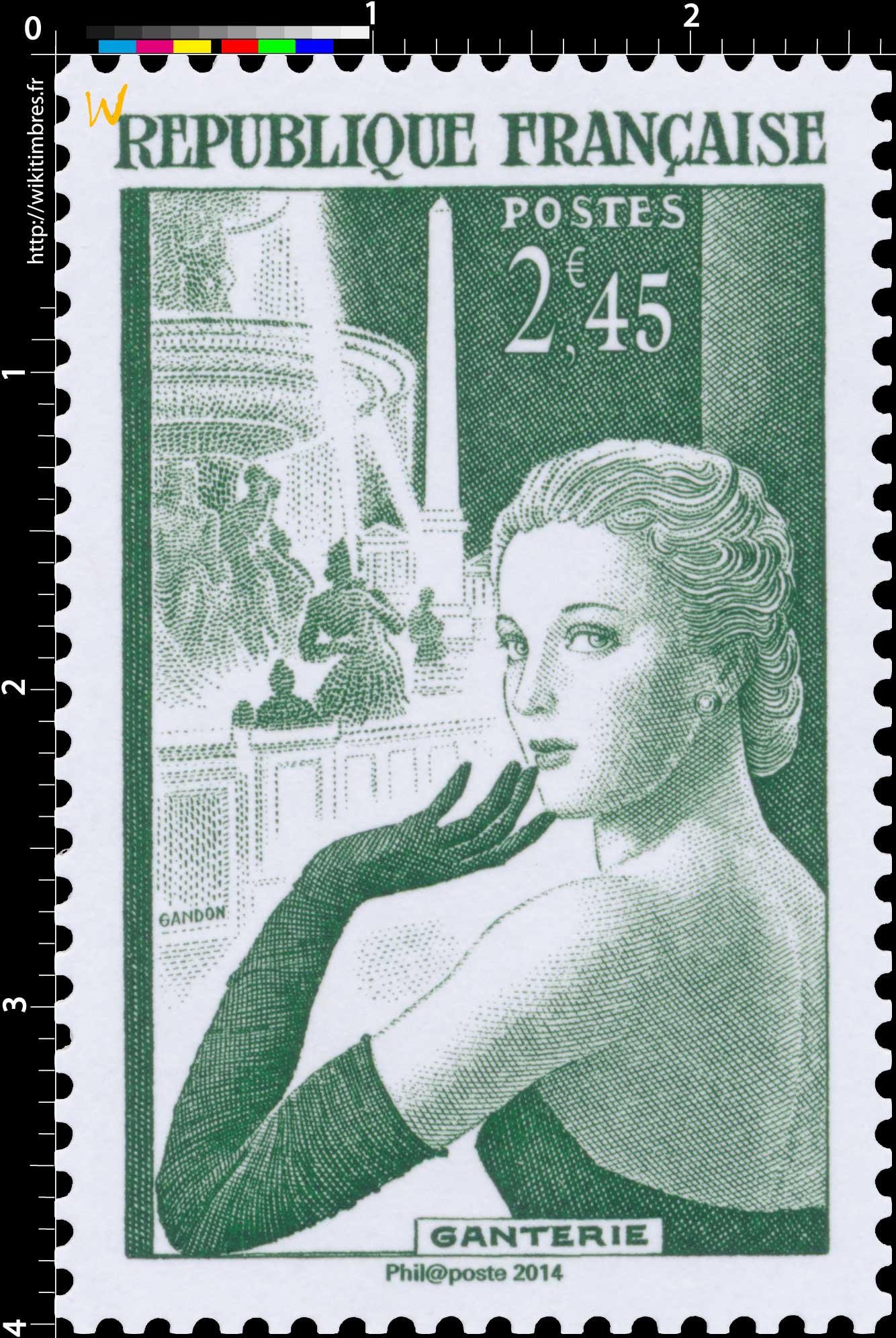 2014 Trésors de la Philatélie GANTERIE