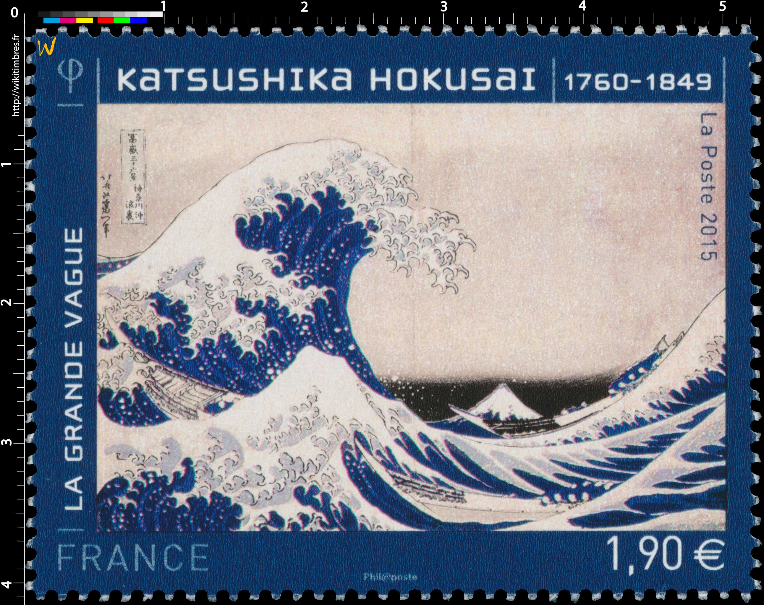 2015 Katsushika Hokusaï 1760 - 1849  La grande vague 