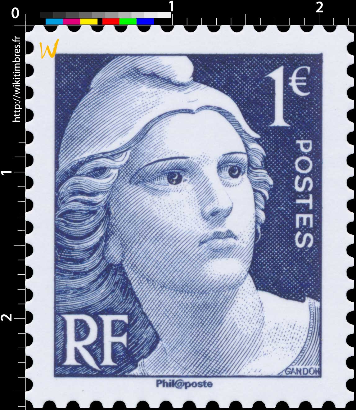 Sans légende particulière - type Gandon