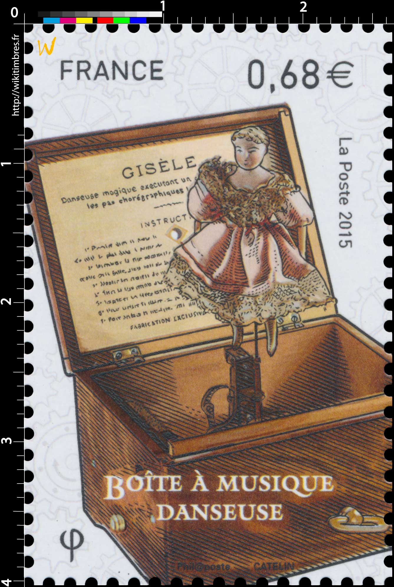 2015 Boîte à musique danseuse