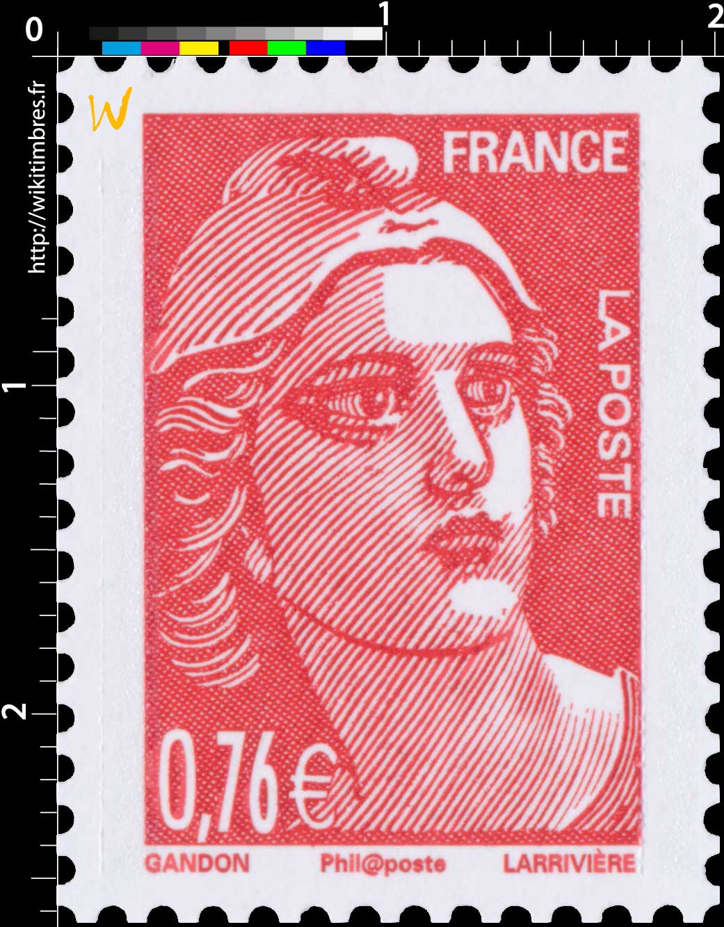 2015 Sans légende particulière - Type Marianne de Gandon