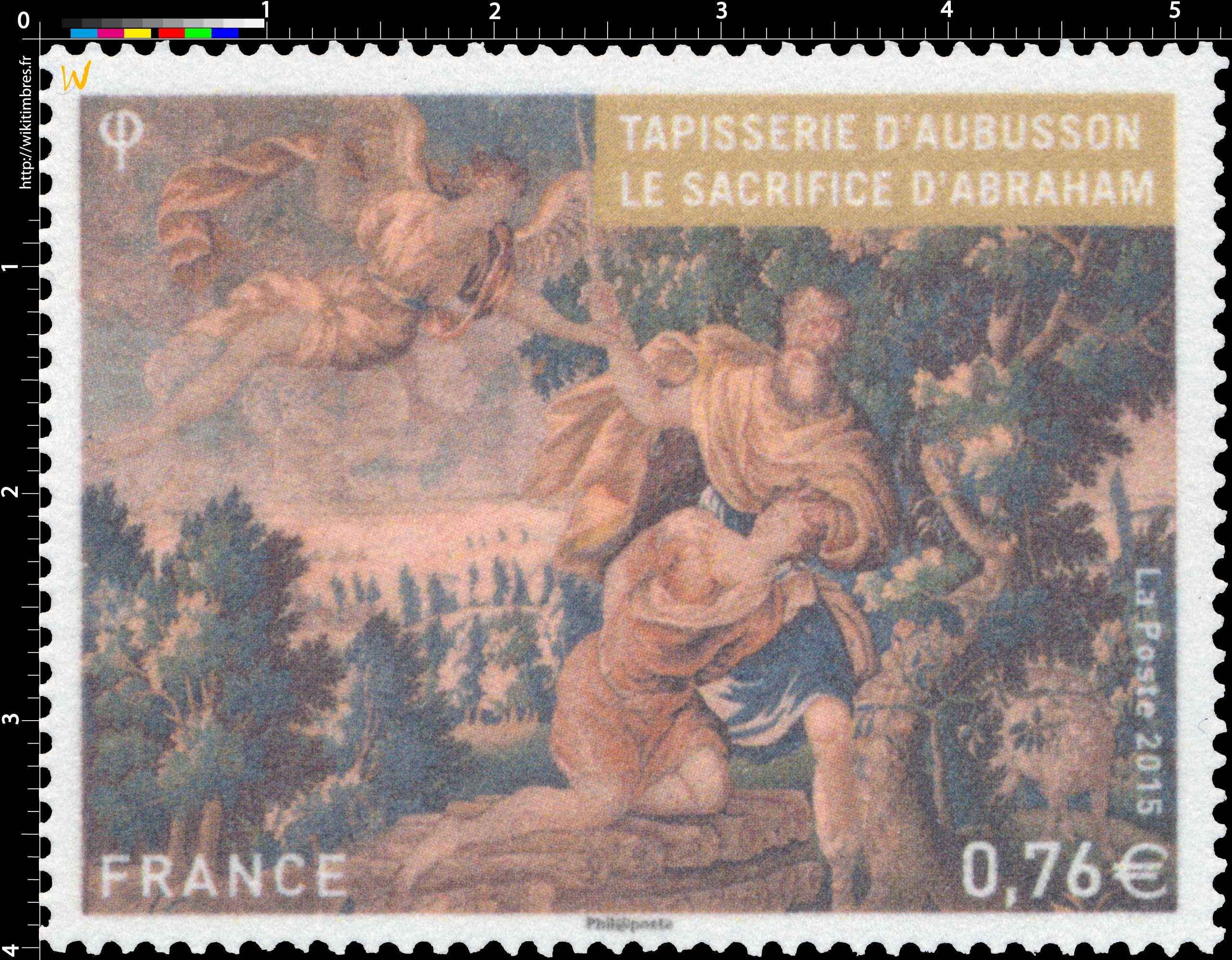2015 Tapisserie d'Aubusson - Le sacrifice d'Abraham