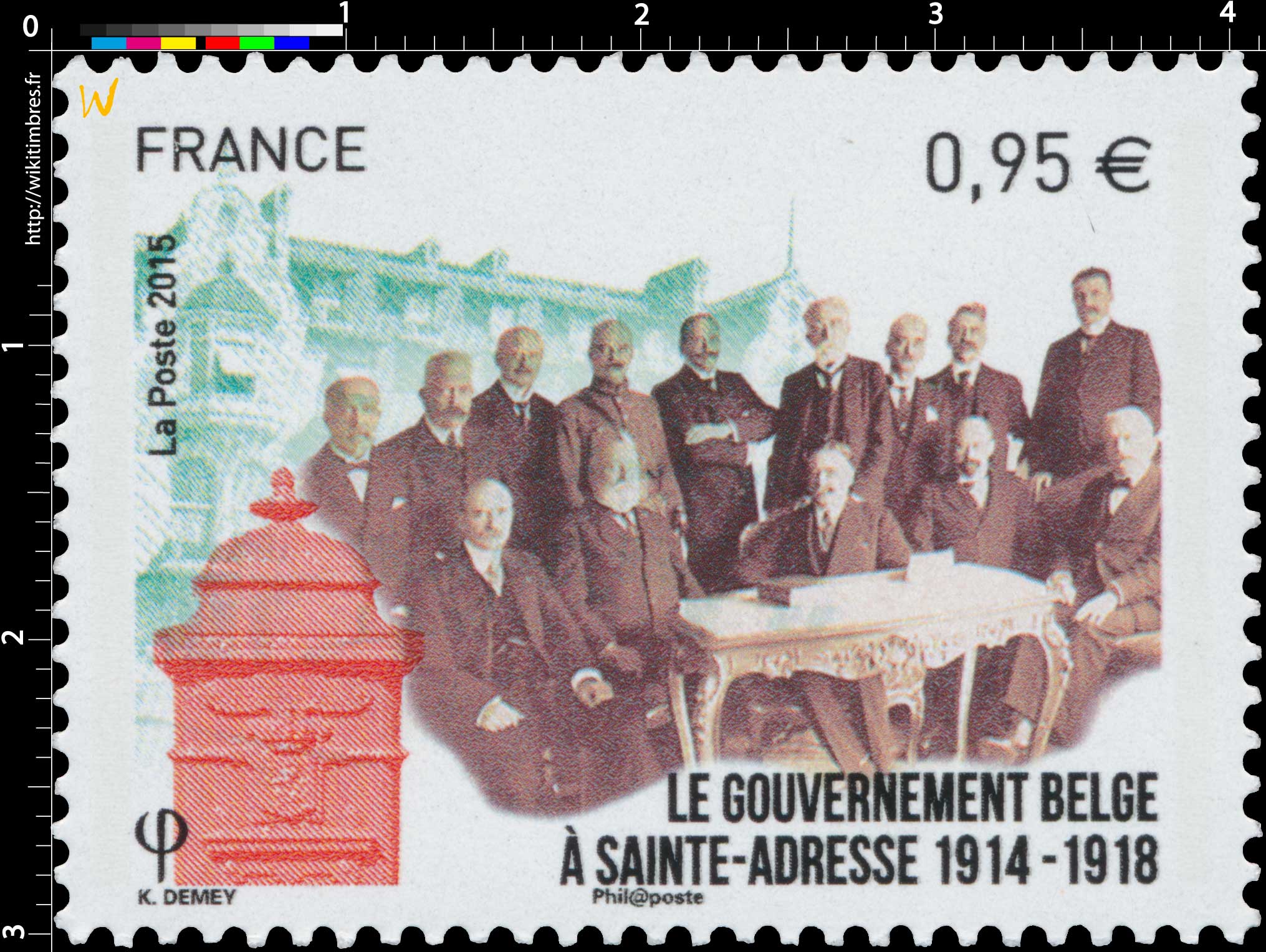 2015 LE GOUVERNEMENT BELGE A SAINTE-ADRESSE 1914-1918