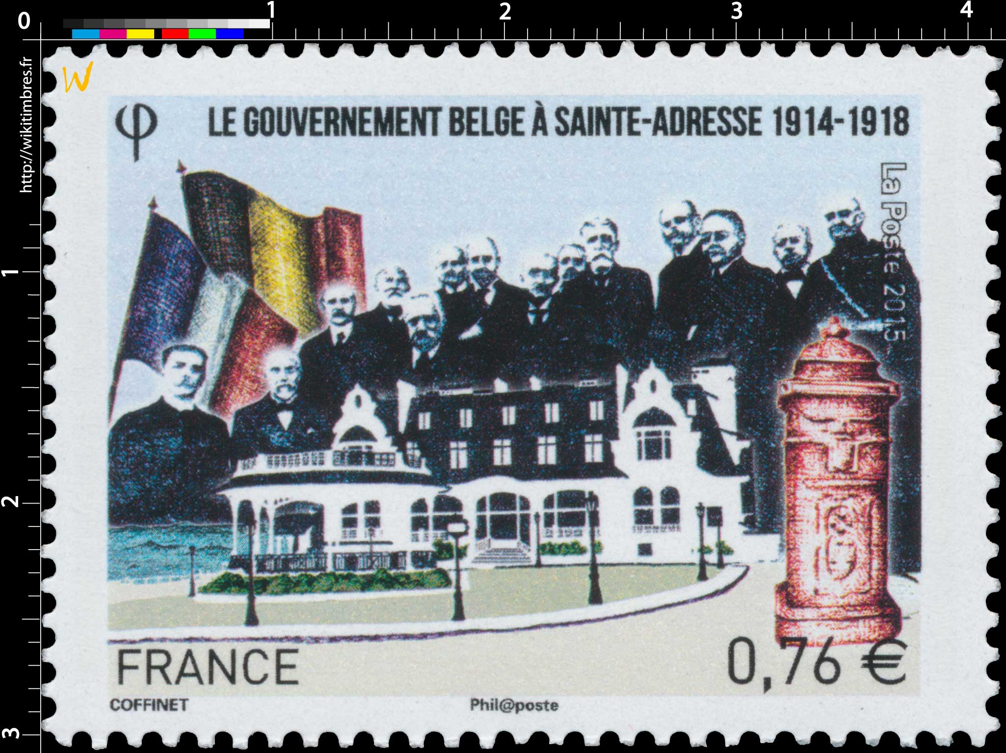 2015 LE GOUVERNEMENT BELGE A SAINTE-ADRESSE 1914-1918