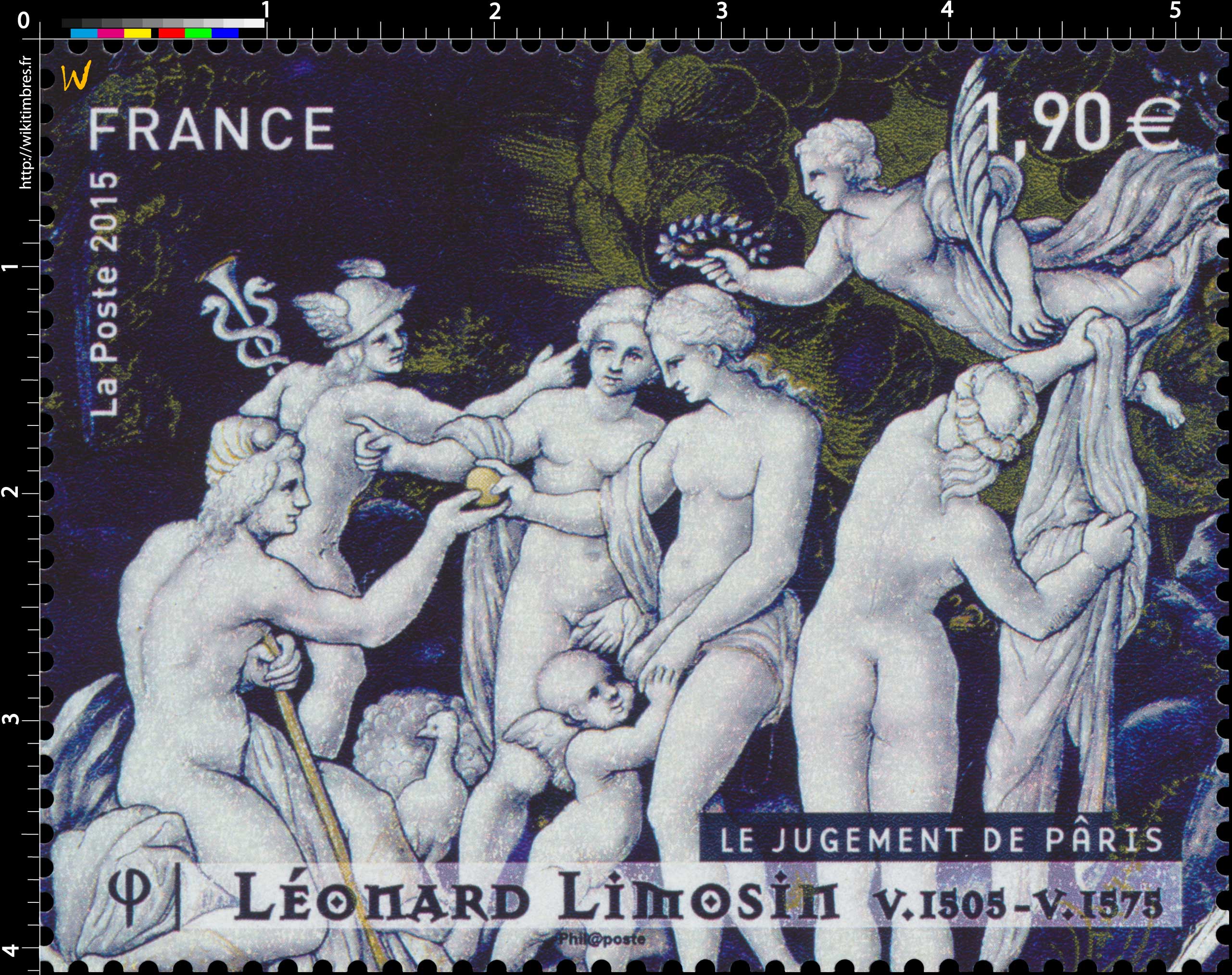 2015 Le jugement de Pâris,  Léonard LIMOSIN V.1505-V.1575