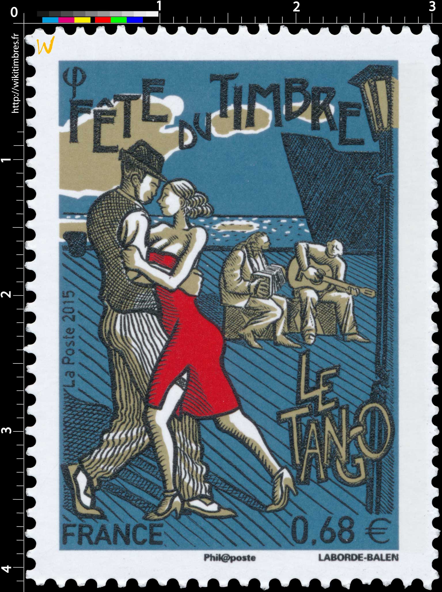 2015 Fête du timbre Le Tango