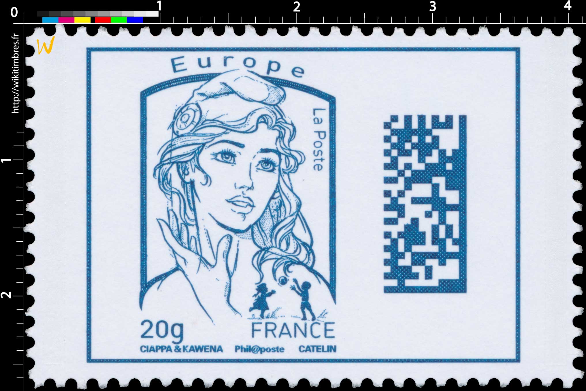 Marianne Europe - Code Datamatrix 