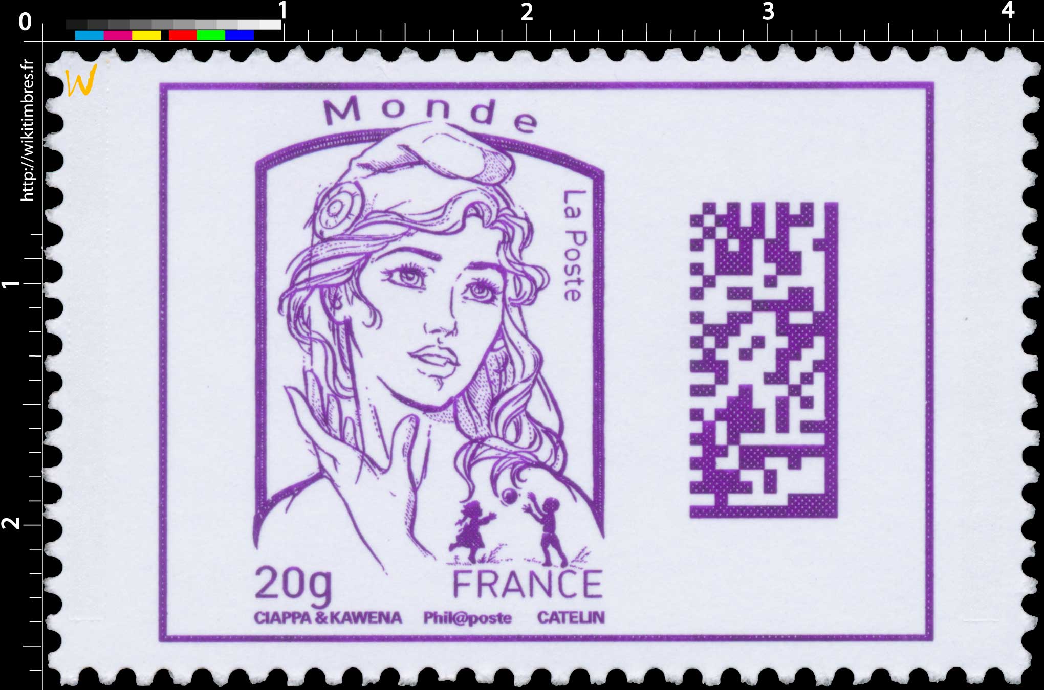 Marianne Monde - Code Datamatrix 