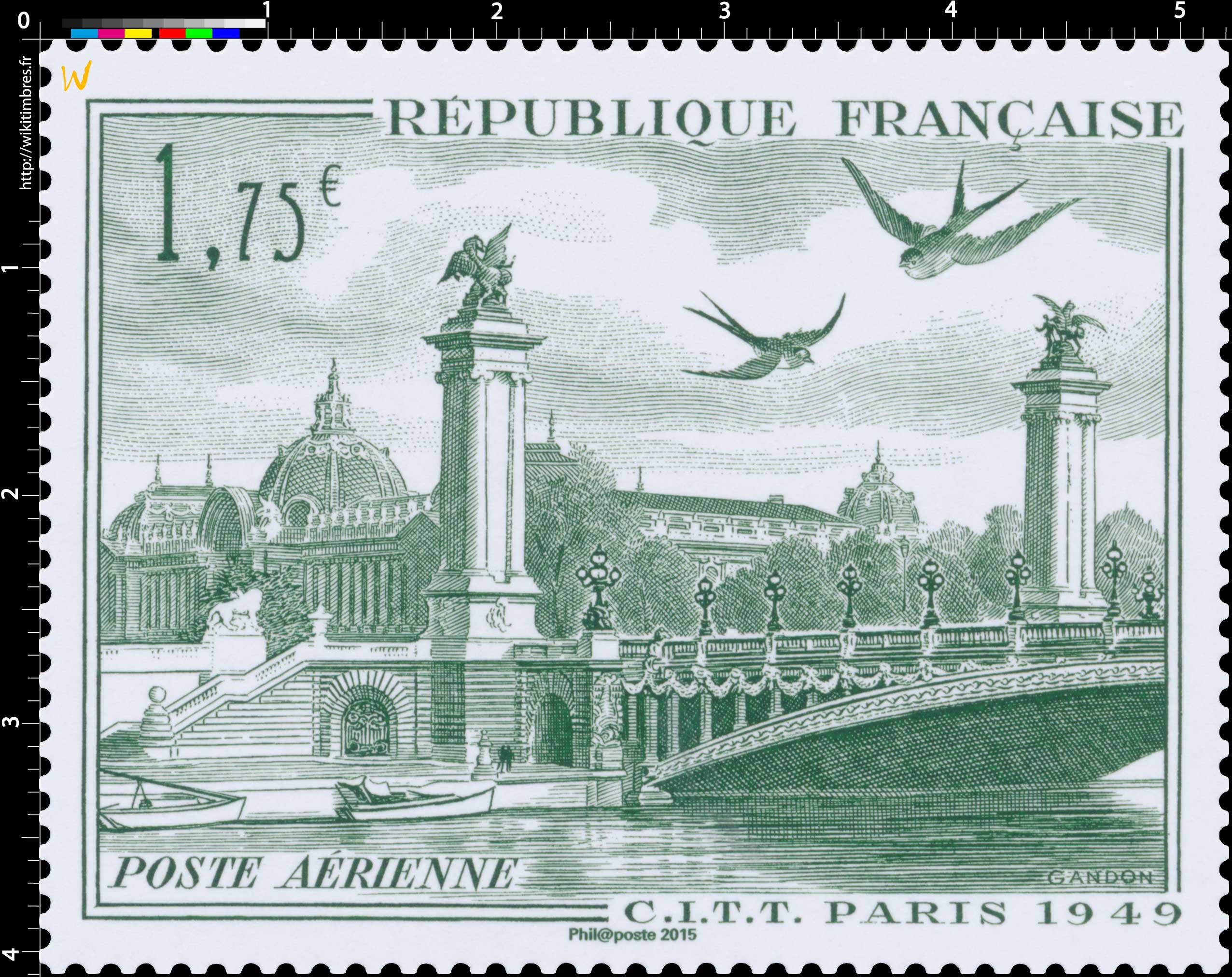 2015 C.I.T.T PARIS 1949